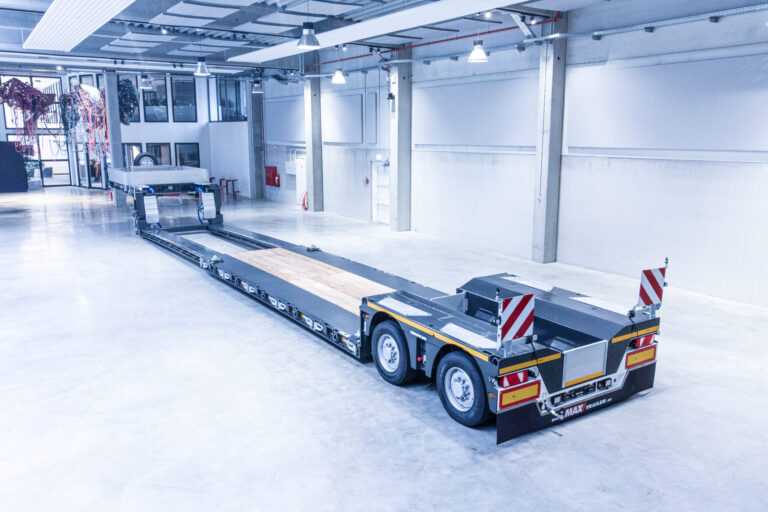 A lowbed trailer with two pendle-axles from MAX Trailer