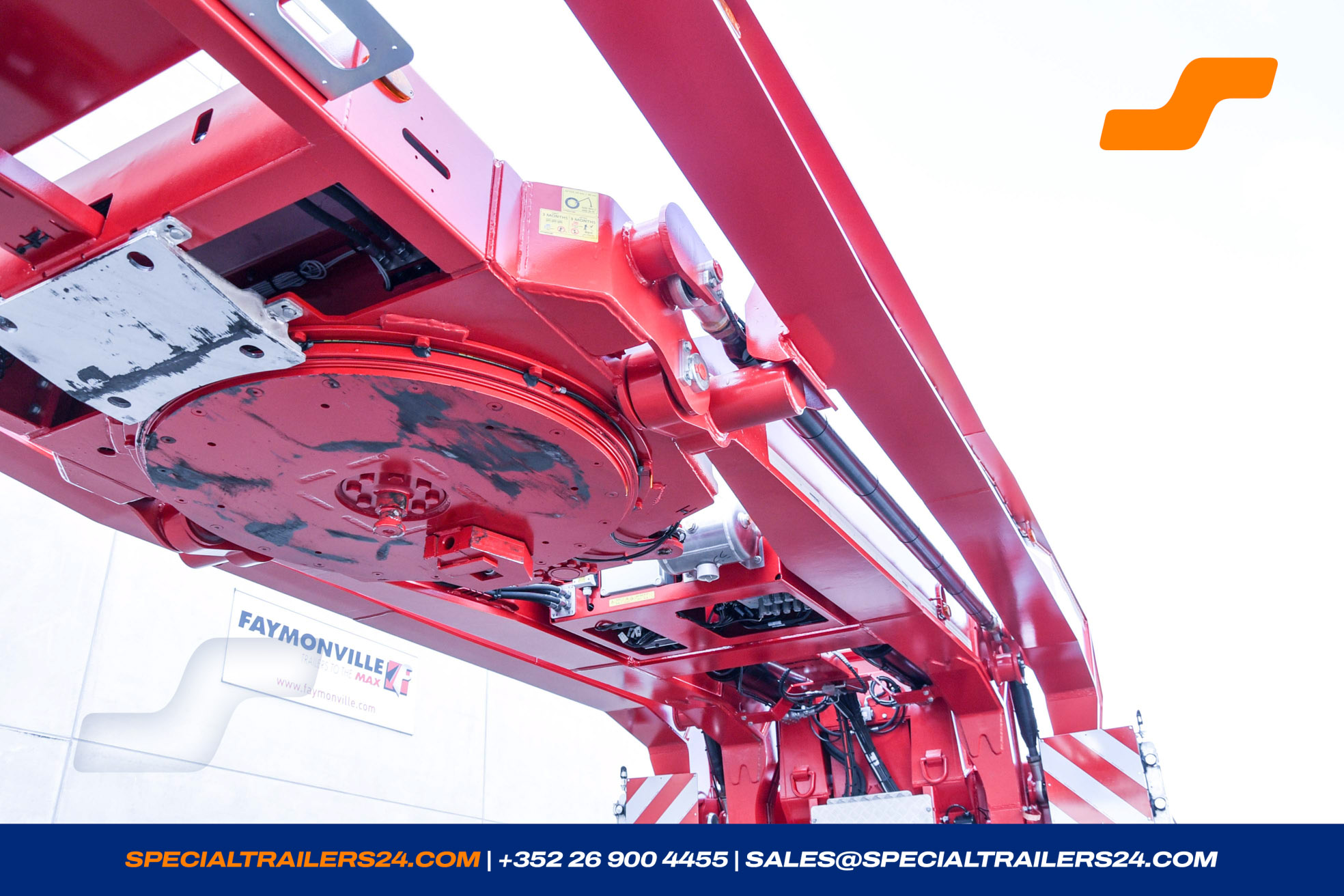 Flatbed trailer Faymonville TeleMAX Vehicle for sale