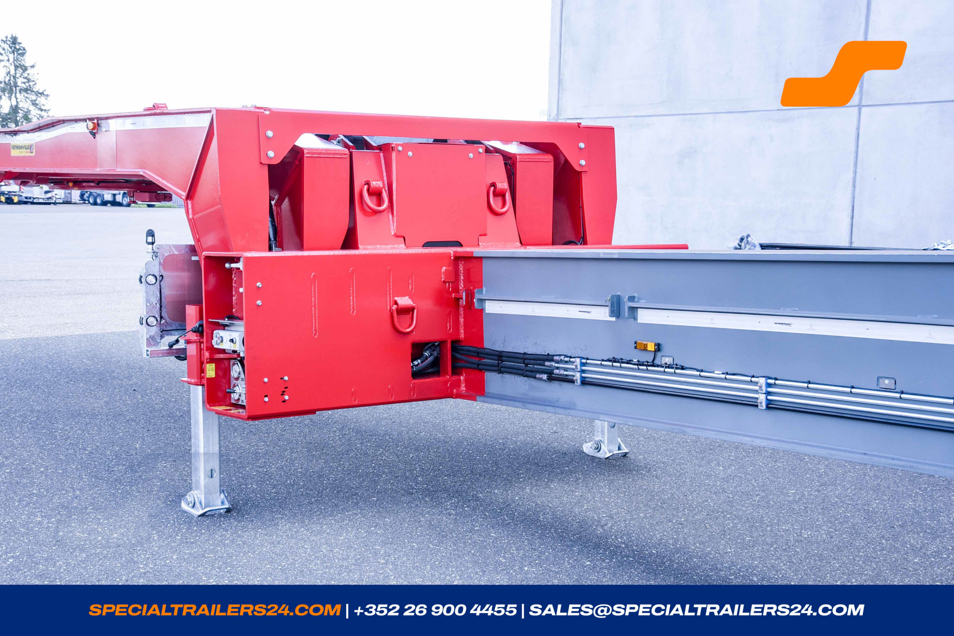 Flatbed trailer Faymonville TeleMAX Vehicle for sale