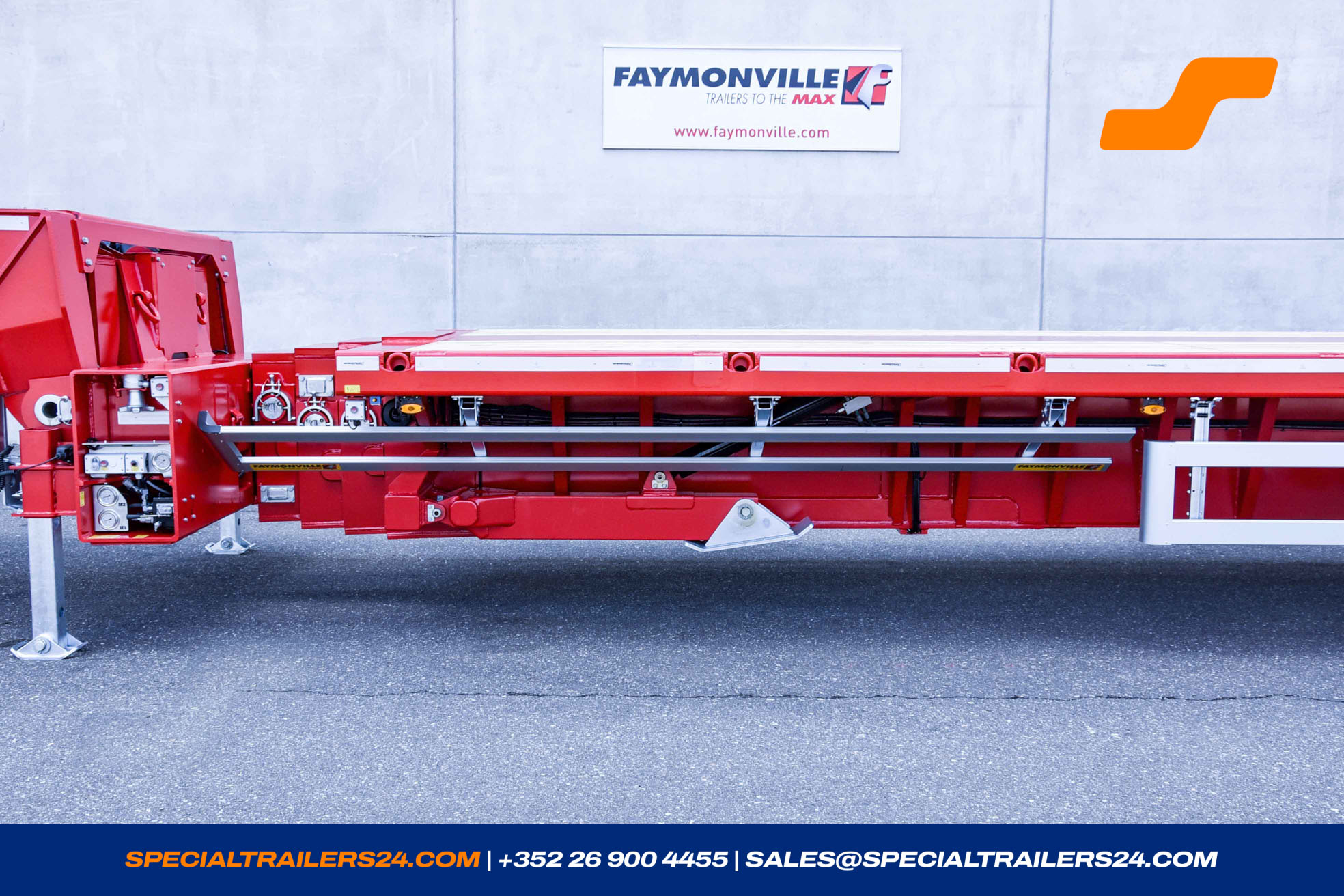 Flatbed trailer Faymonville TeleMAX Vehicle for sale