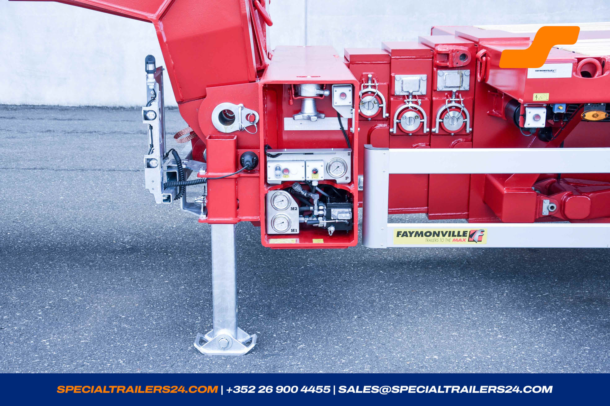 Flatbed trailer Faymonville TeleMAX Vehicle for sale