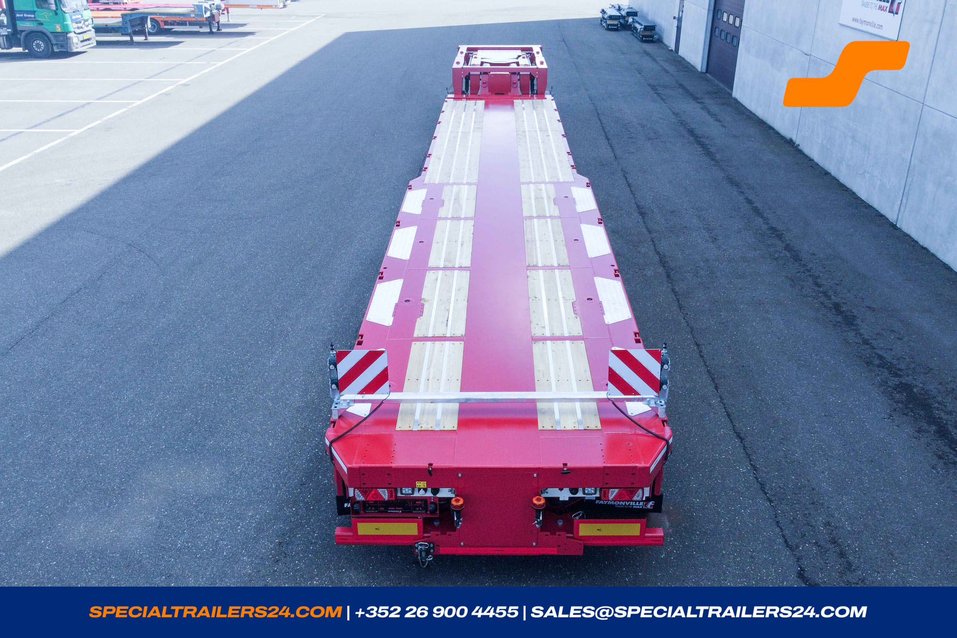 Flatbed trailer Faymonville TeleMAX Vehicle for sale