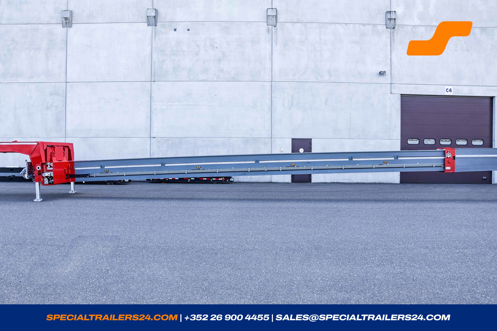 Flatbed trailer Faymonville TeleMAX Vehicle for sale