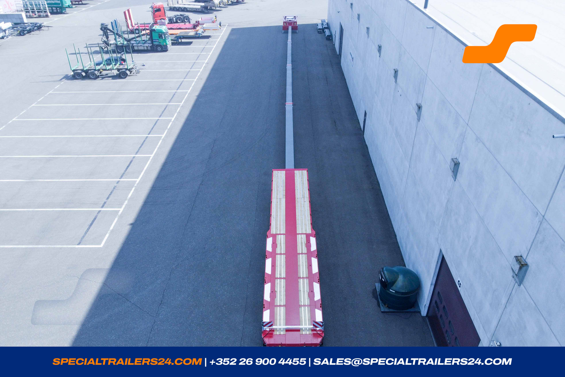 Flatbed trailer Faymonville TeleMAX Vehicle for sale