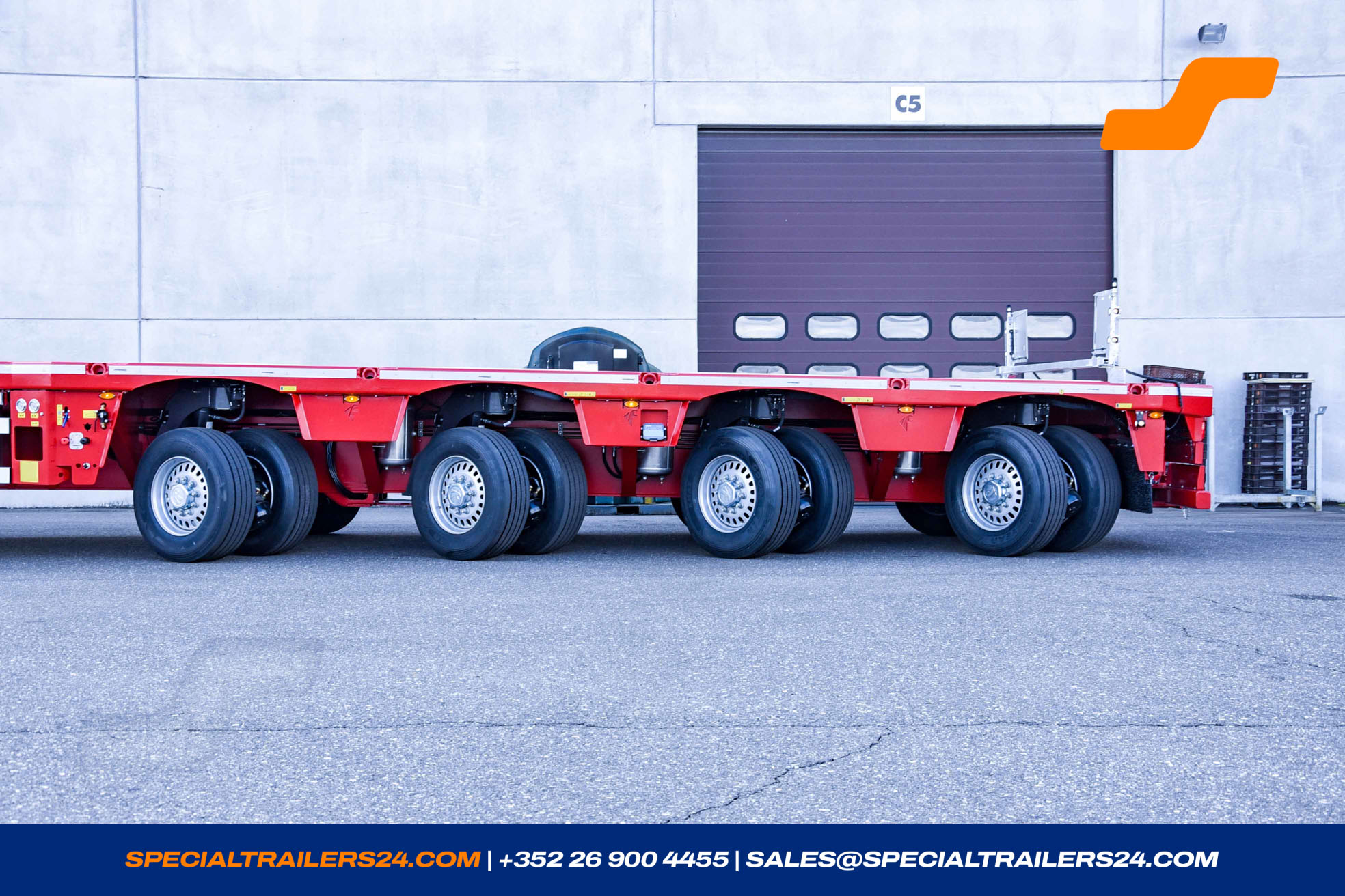 Flatbed trailer Faymonville TeleMAX Vehicle for sale