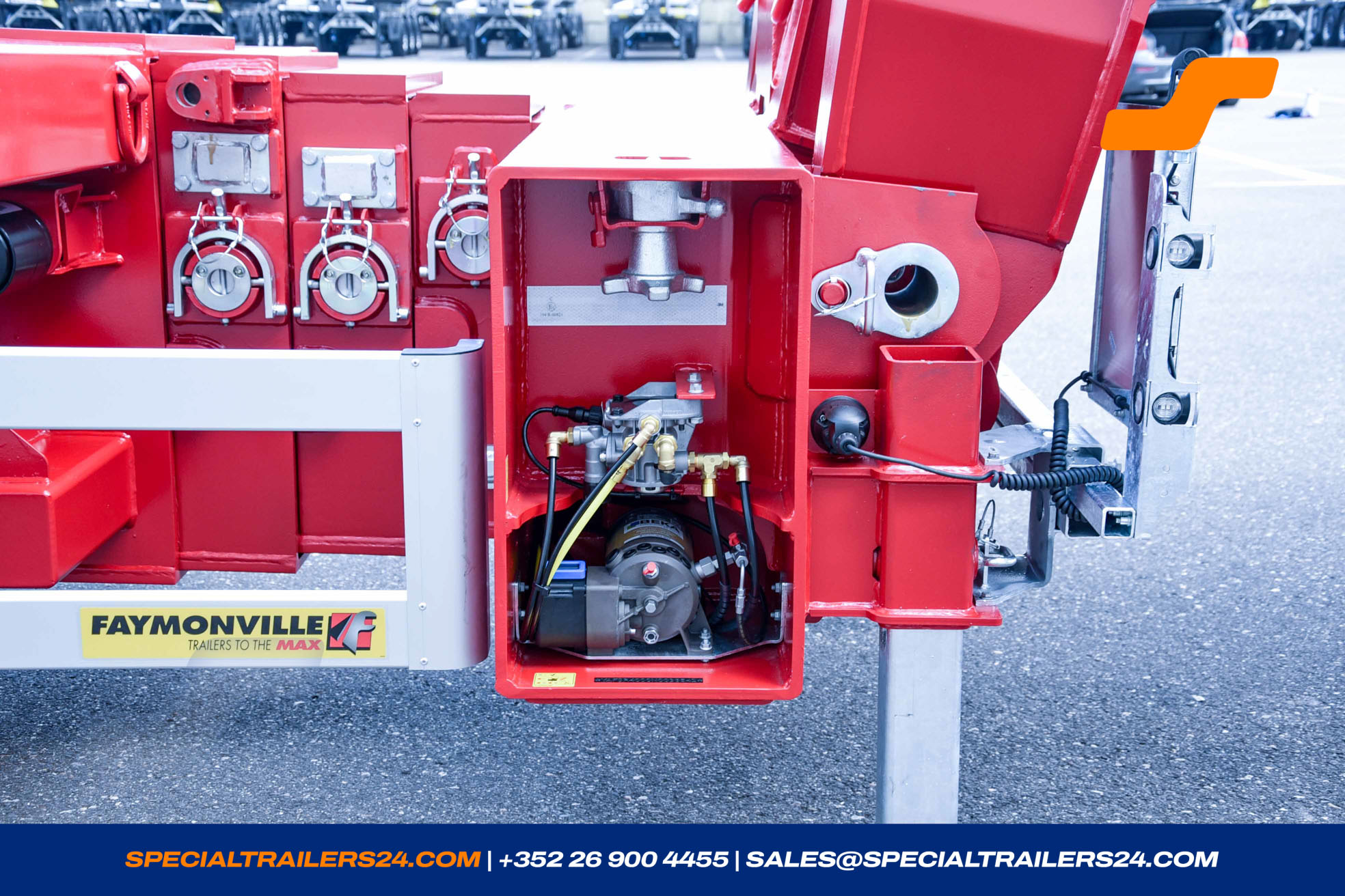 Flatbed trailer Faymonville TeleMAX Vehicle for sale