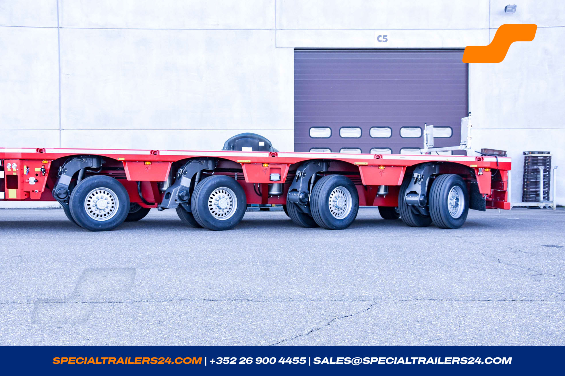 Flatbed trailer Faymonville TeleMAX Vehicle for sale
