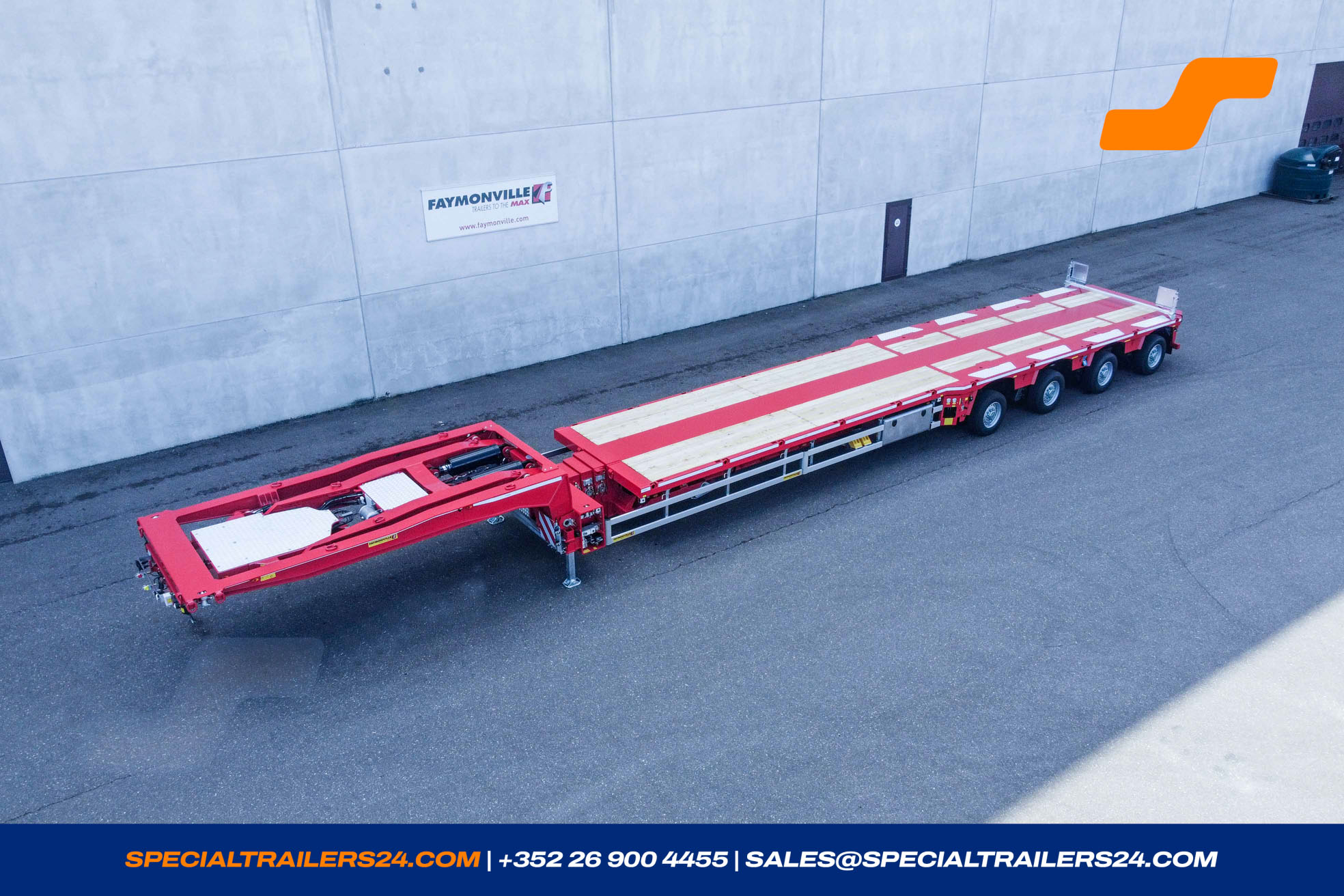 Flatbed trailer Faymonville TeleMAX Vehicle for sale (image count prefix 4/48)