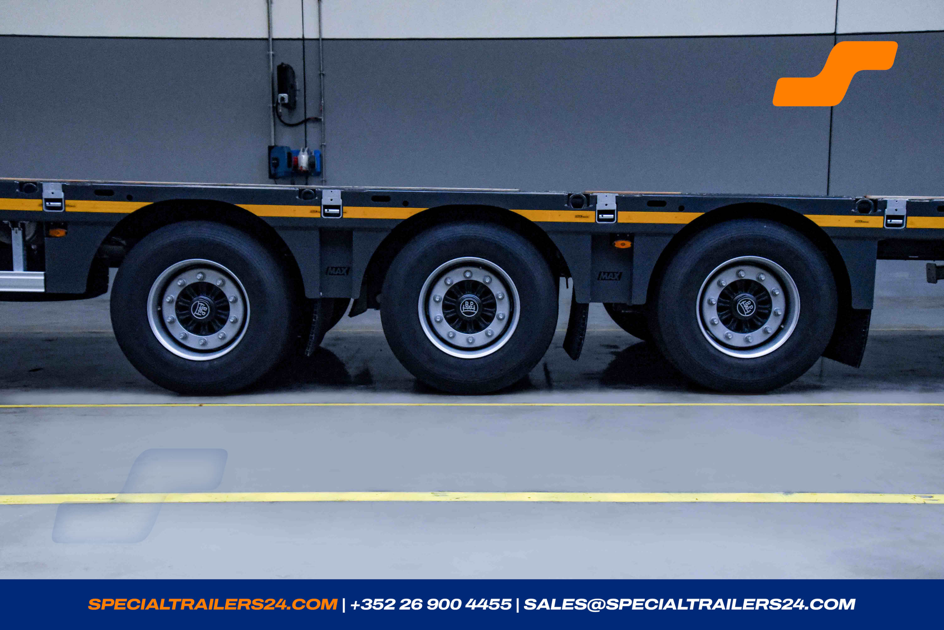 Flatbed trailer MAX Trailer MAX200 Vehicle for sale