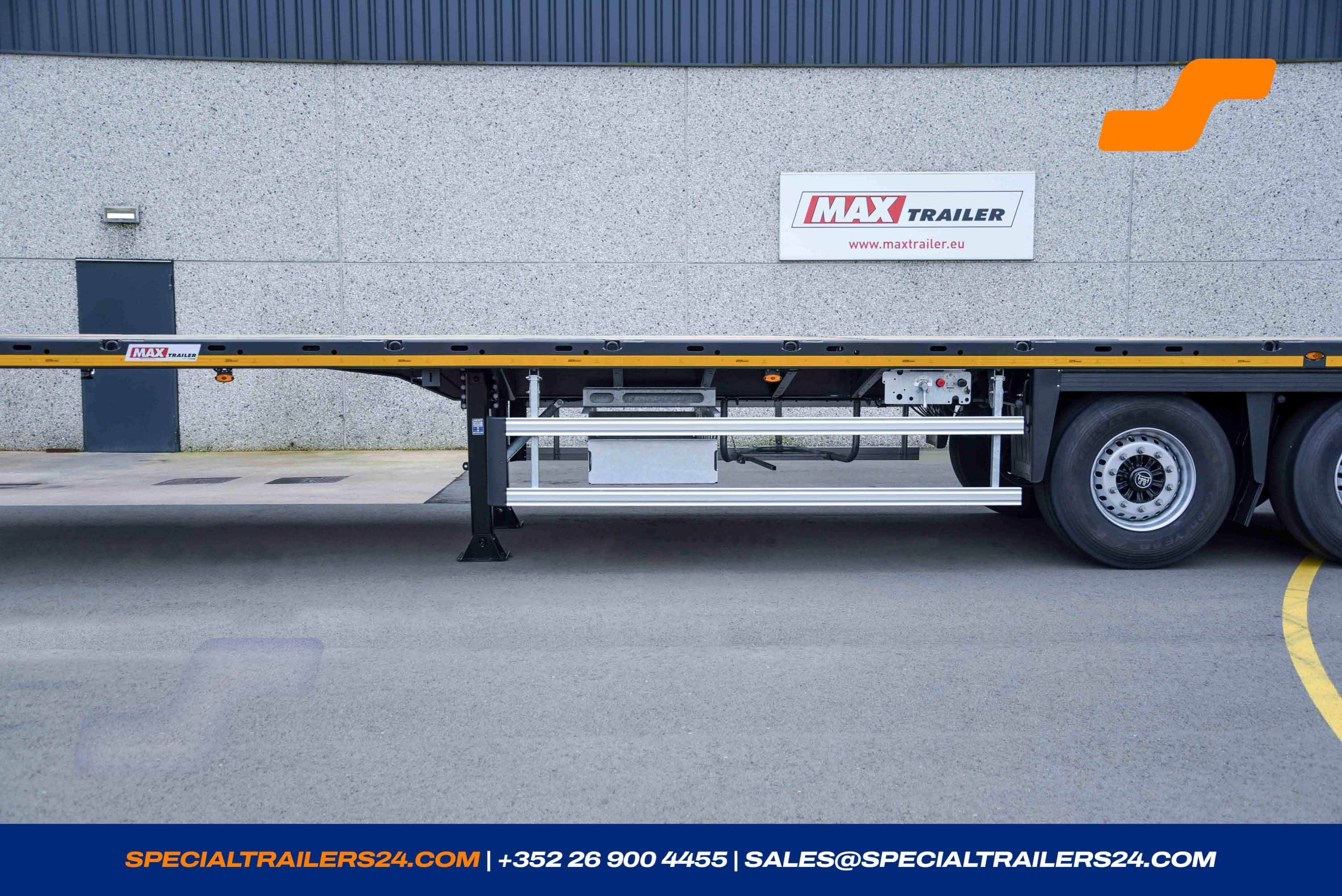 Flatbed trailer MAX Trailer MAX200 Vehicle for sale