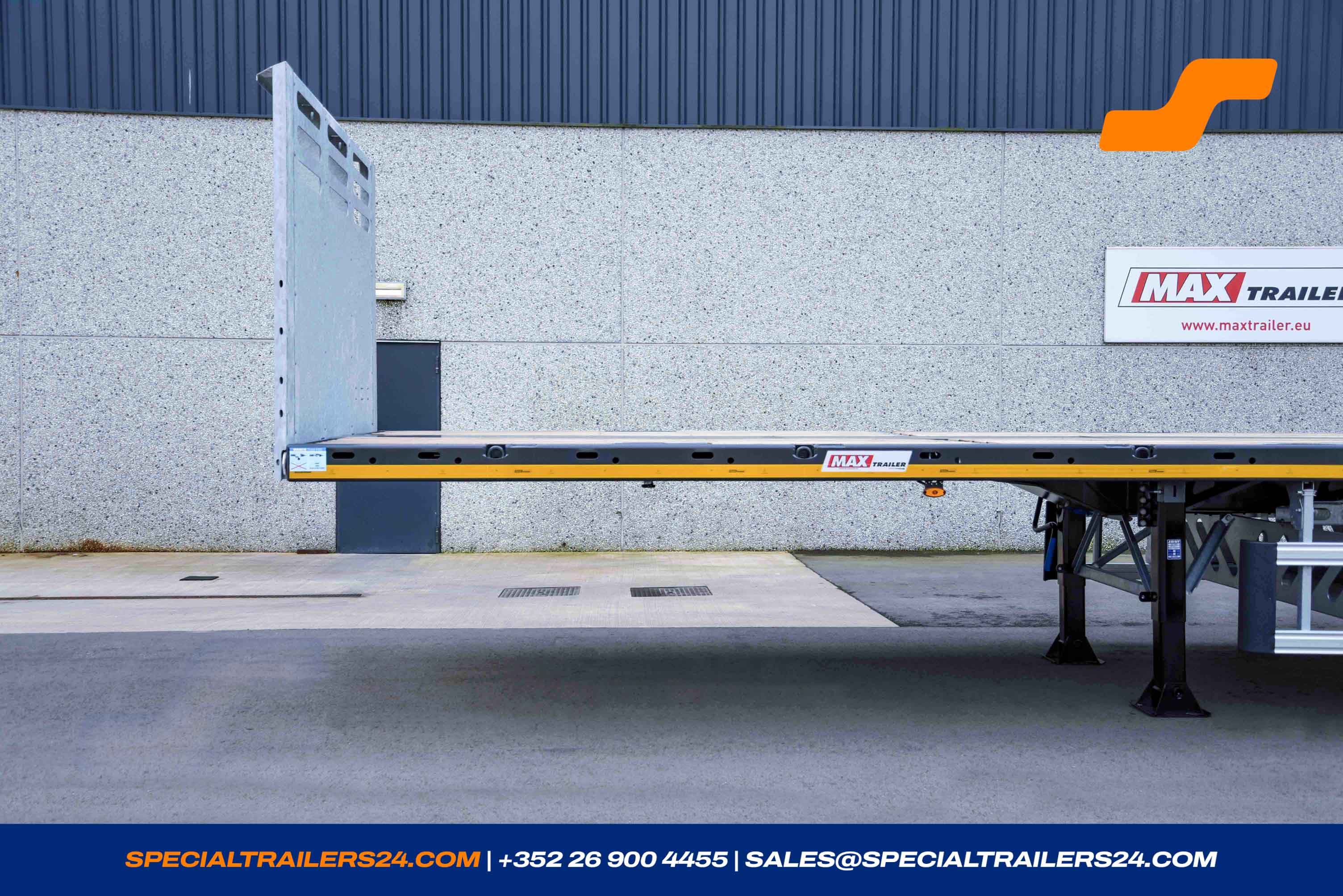 Flatbed trailer MAX Trailer MAX200 Vehicle for sale