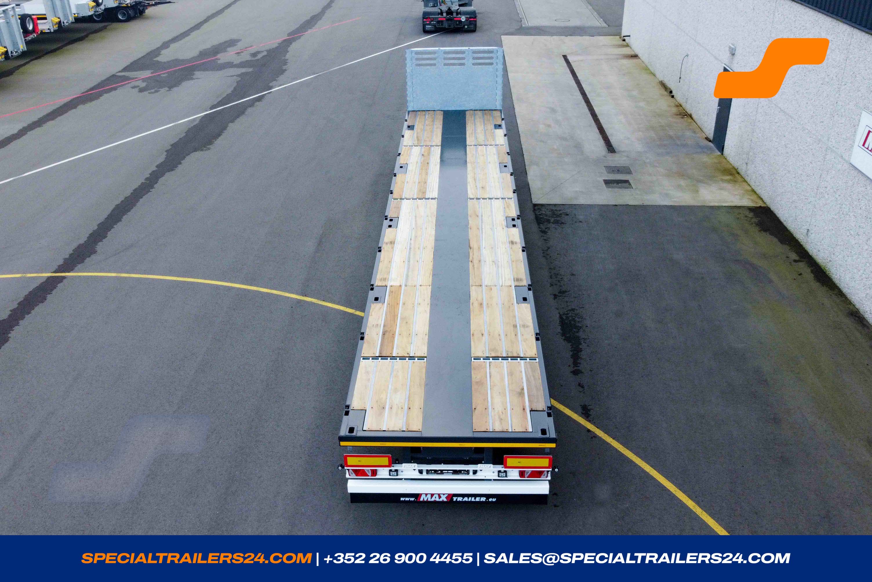 Flatbed trailer MAX Trailer MAX200 Vehicle for sale