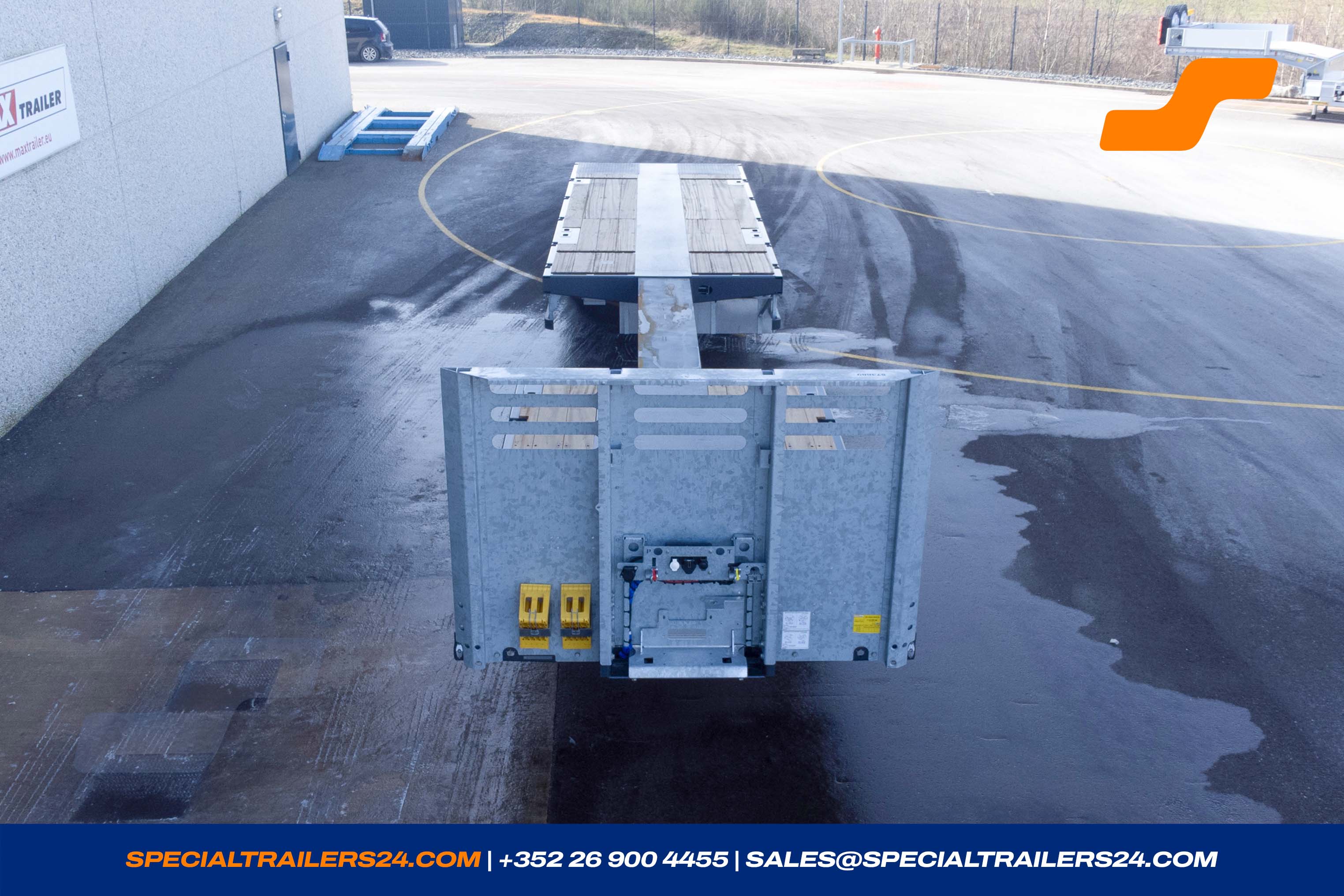 Flatbed trailer MAX Trailer MAX200 Vehicle for sale