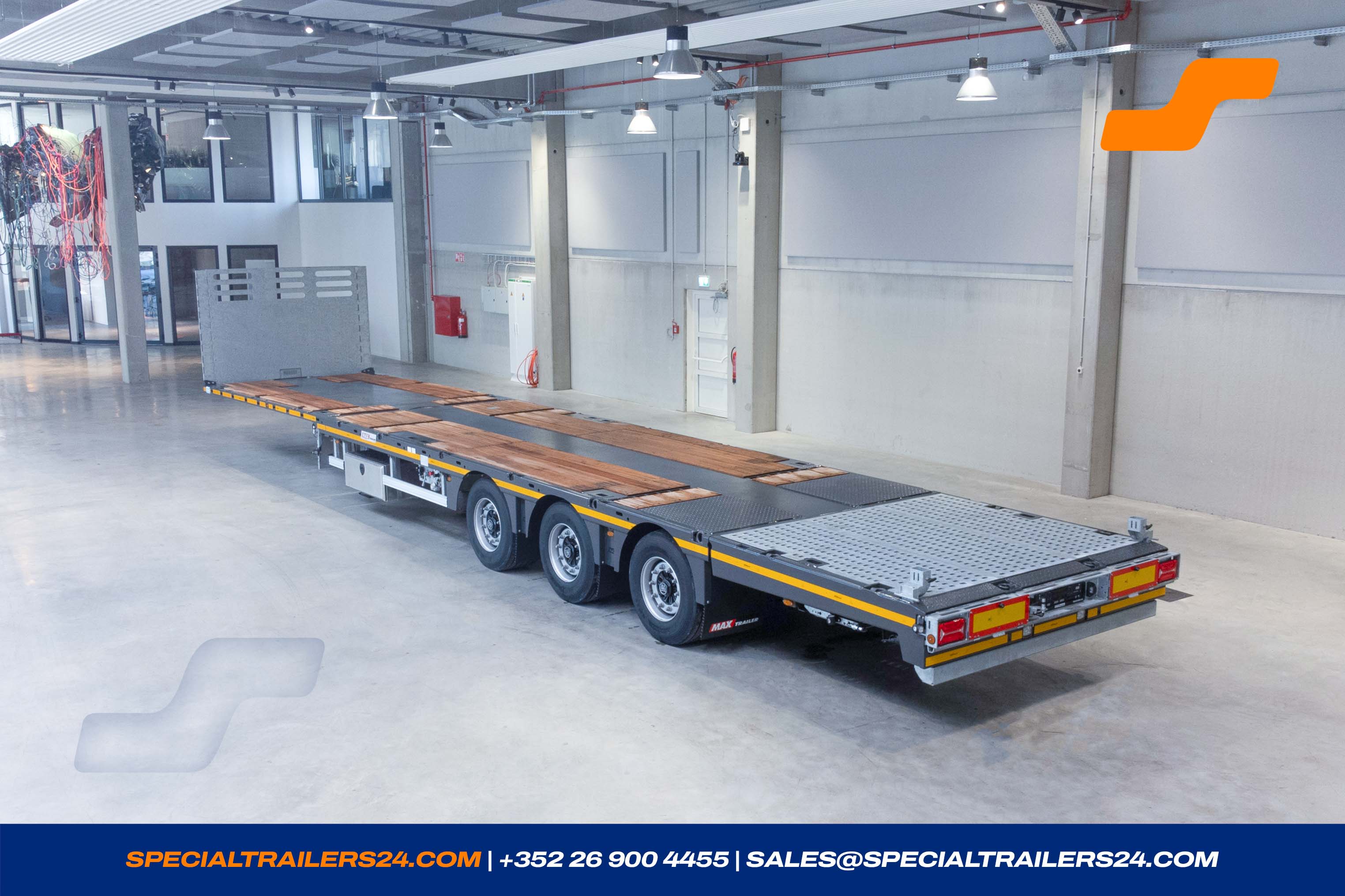 Flatbed trailer MAX Trailer MAX200 Vehicle for sale