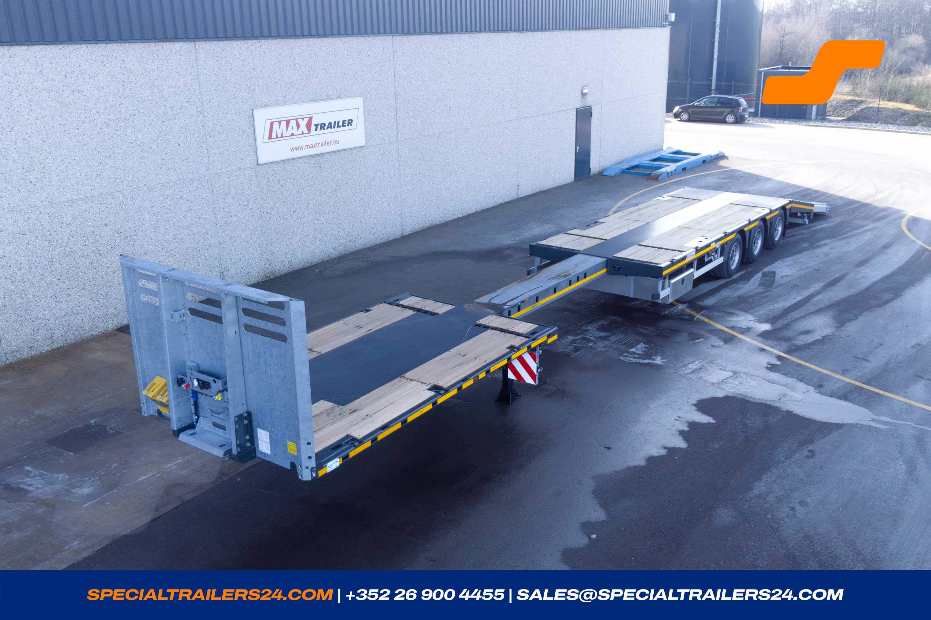 Flatbed trailer MAX Trailer MAX200 Vehicle for sale