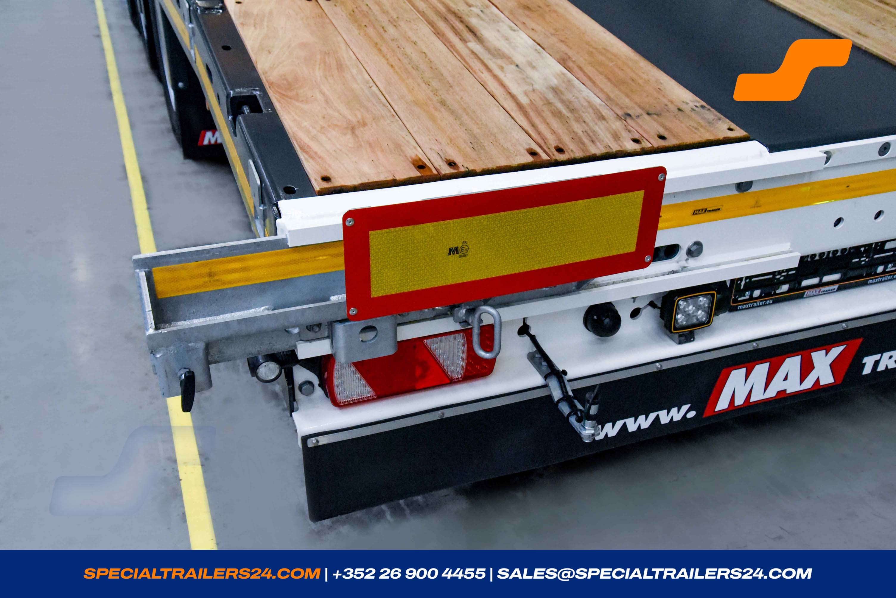 Flatbed trailer MAX Trailer MAX200 Vehicle for sale