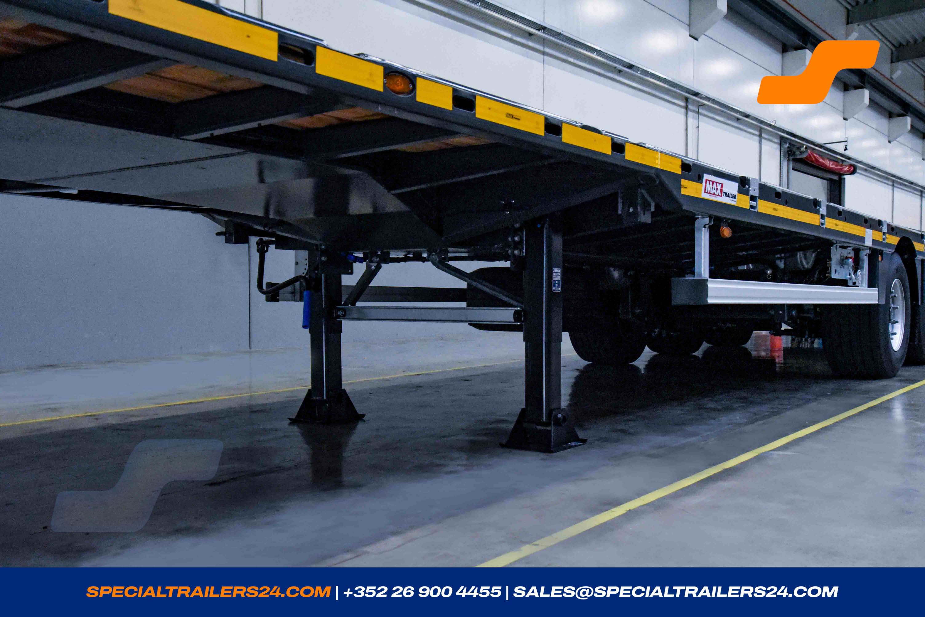 Flatbed trailer MAX Trailer MAX200 Vehicle for sale