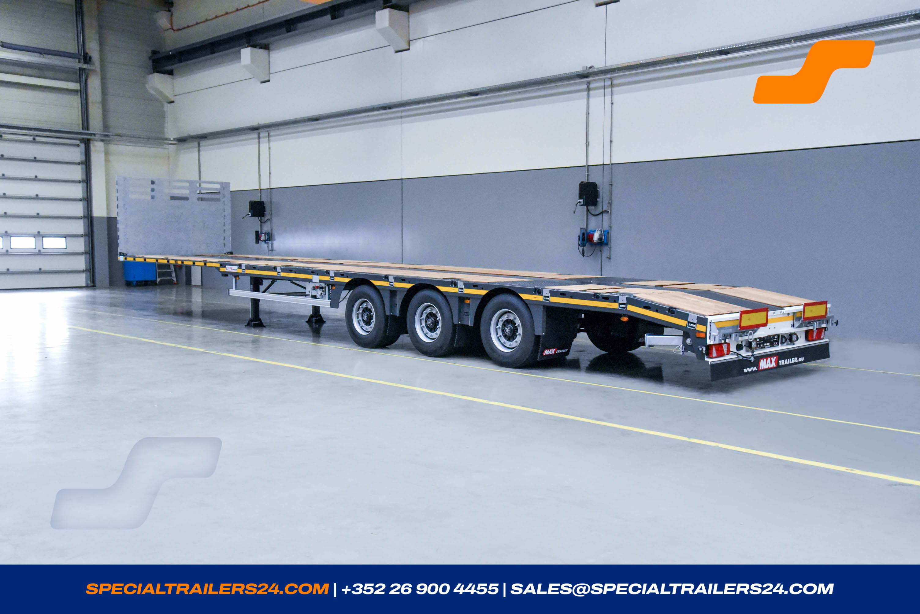 Flatbed trailer MAX Trailer MAX200 Vehicle for sale