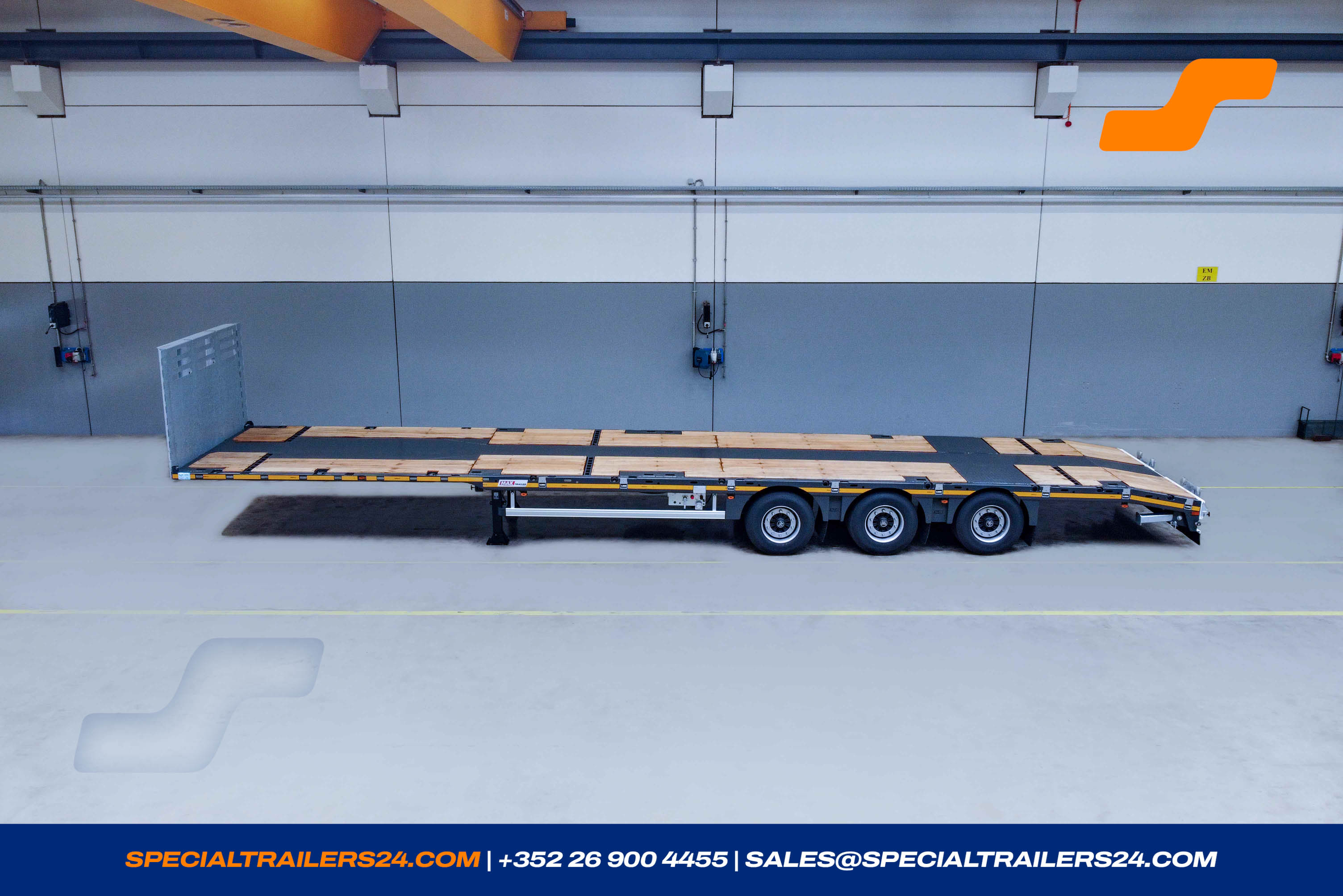 Flatbed trailer MAX Trailer MAX200 Vehicle for sale