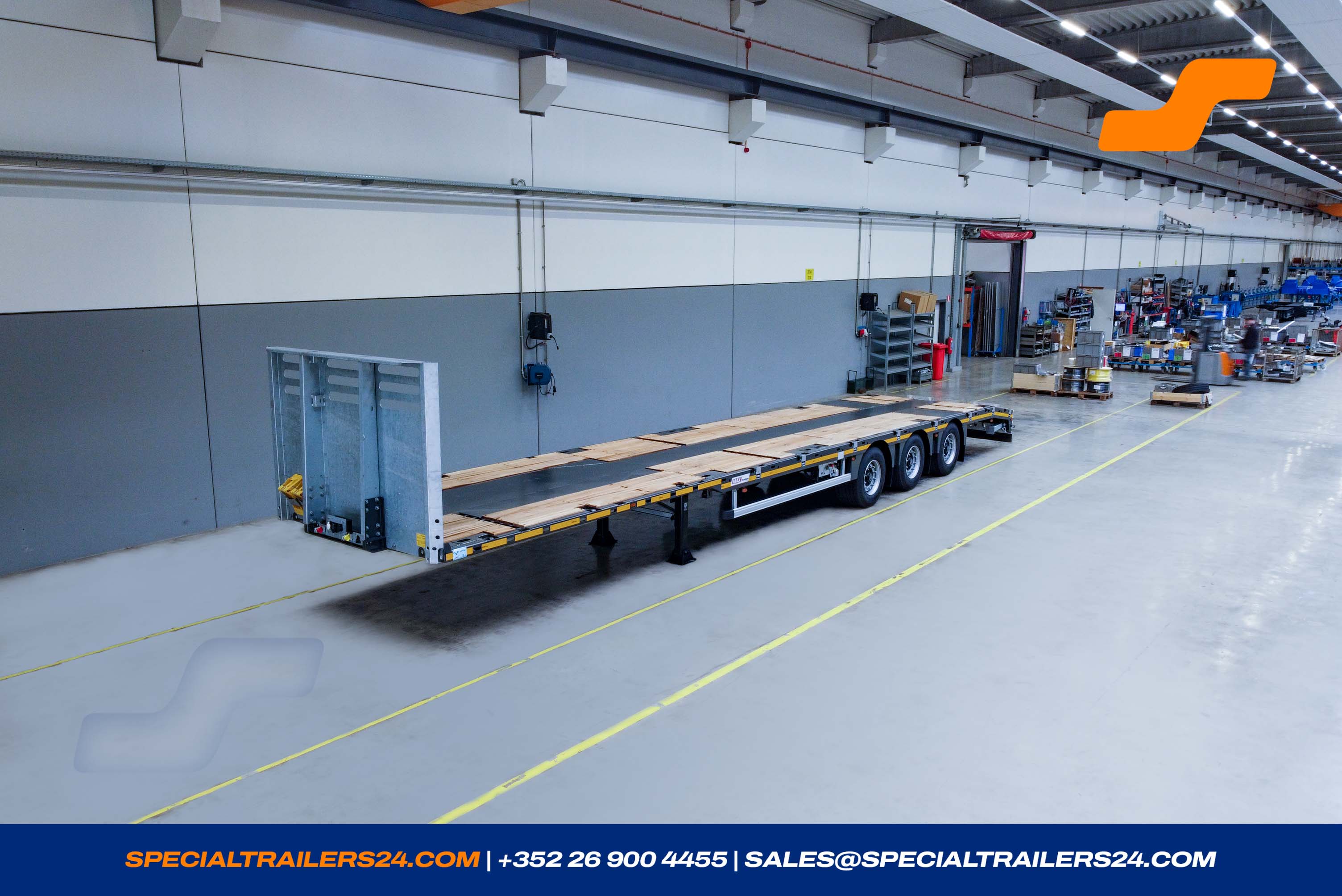 Flatbed trailer MAX Trailer MAX200 Vehicle for sale