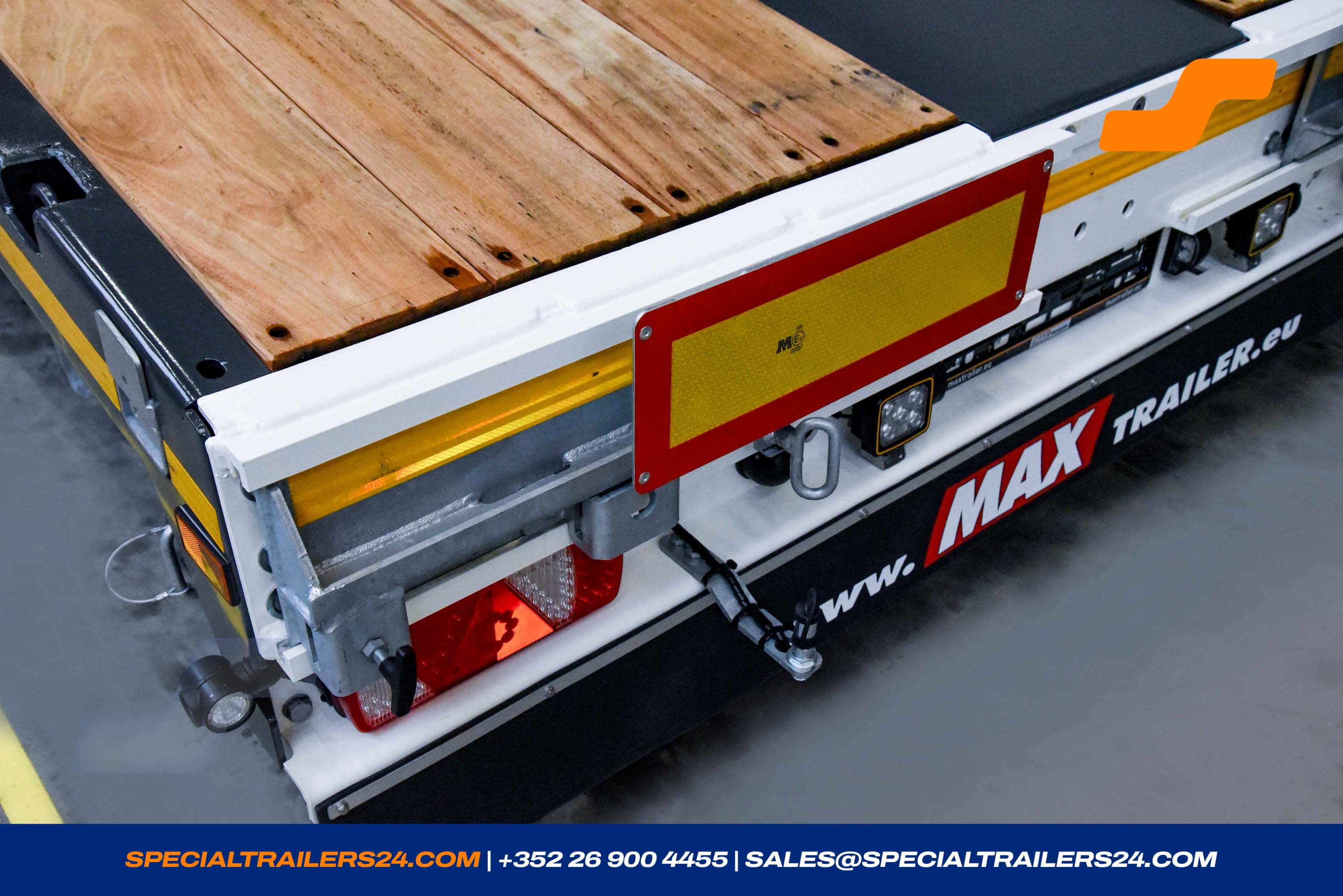 Flatbed trailer MAX Trailer MAX200 Vehicle for sale