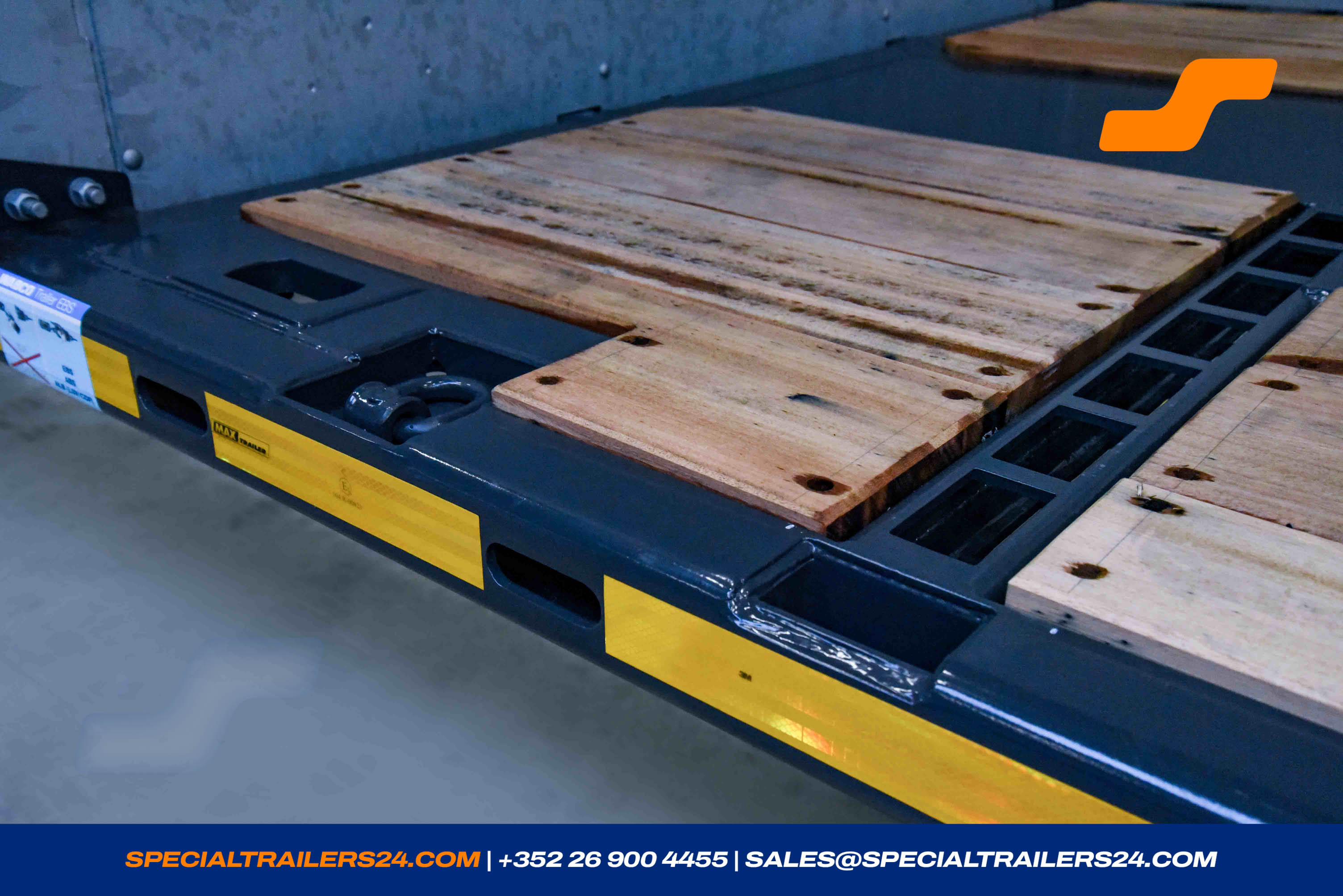 Flatbed trailer MAX Trailer MAX200 Vehicle for sale