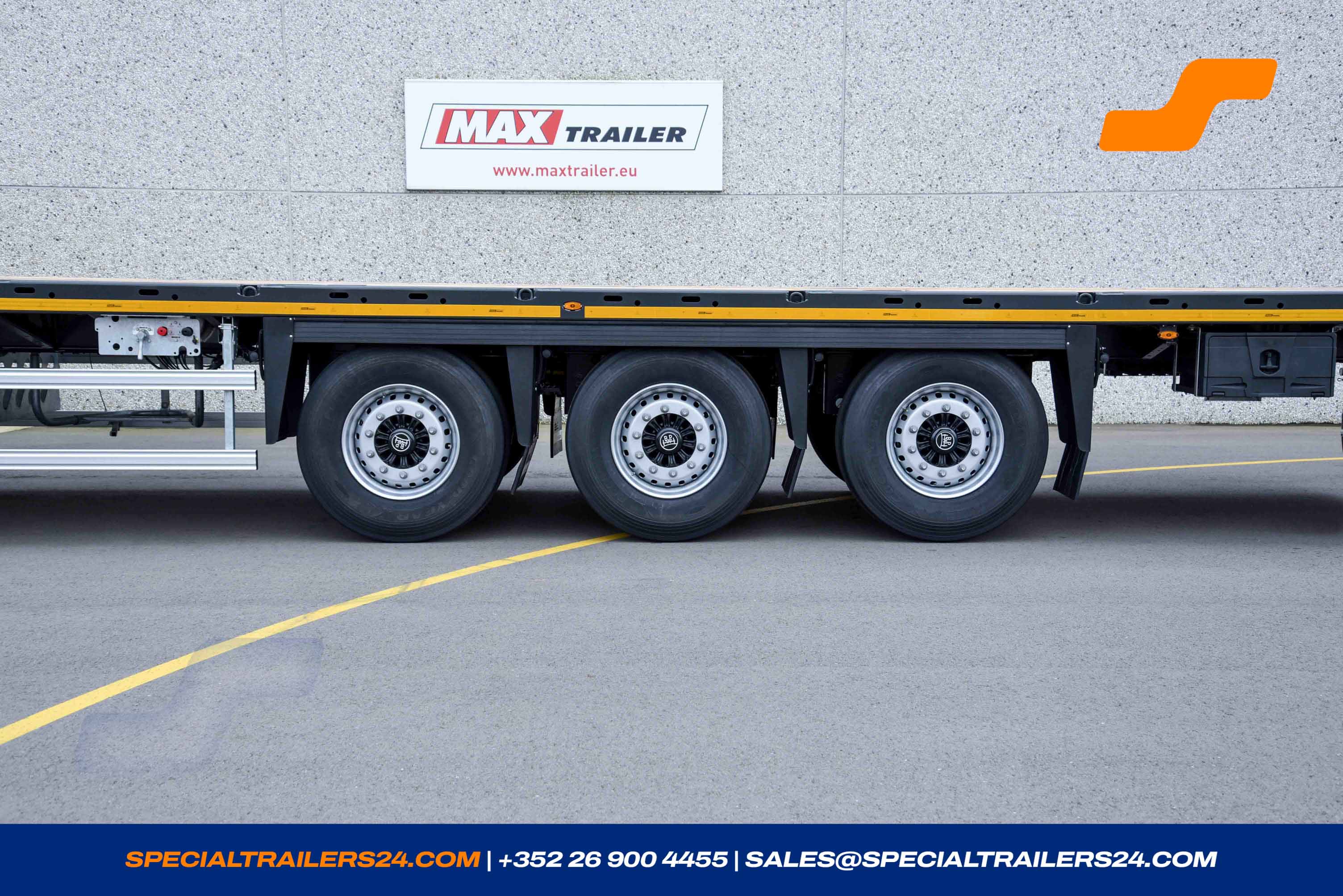 Flatbed trailer MAX Trailer MAX200 Vehicle for sale