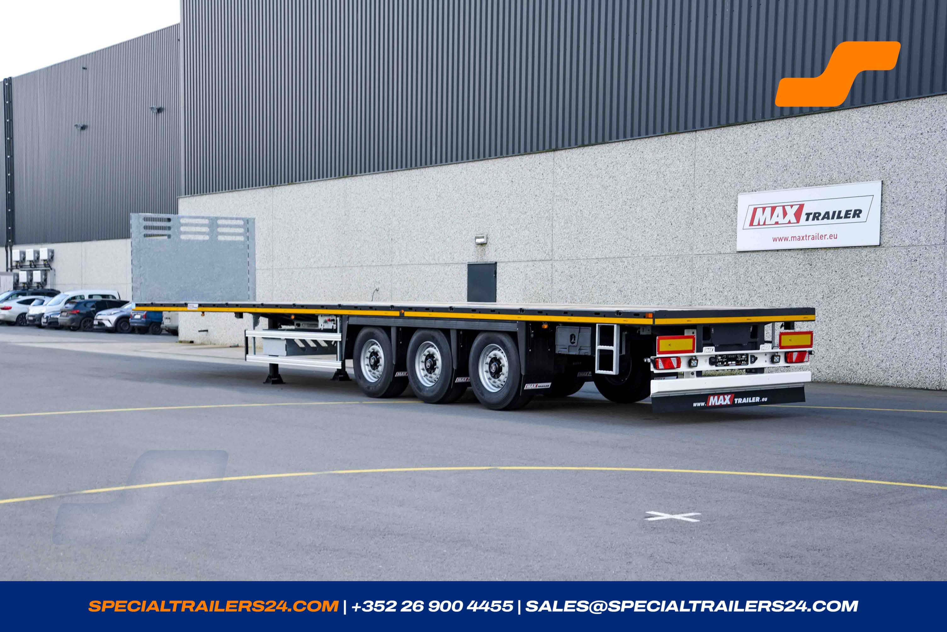 Flatbed trailer MAX Trailer MAX200 Vehicle for sale