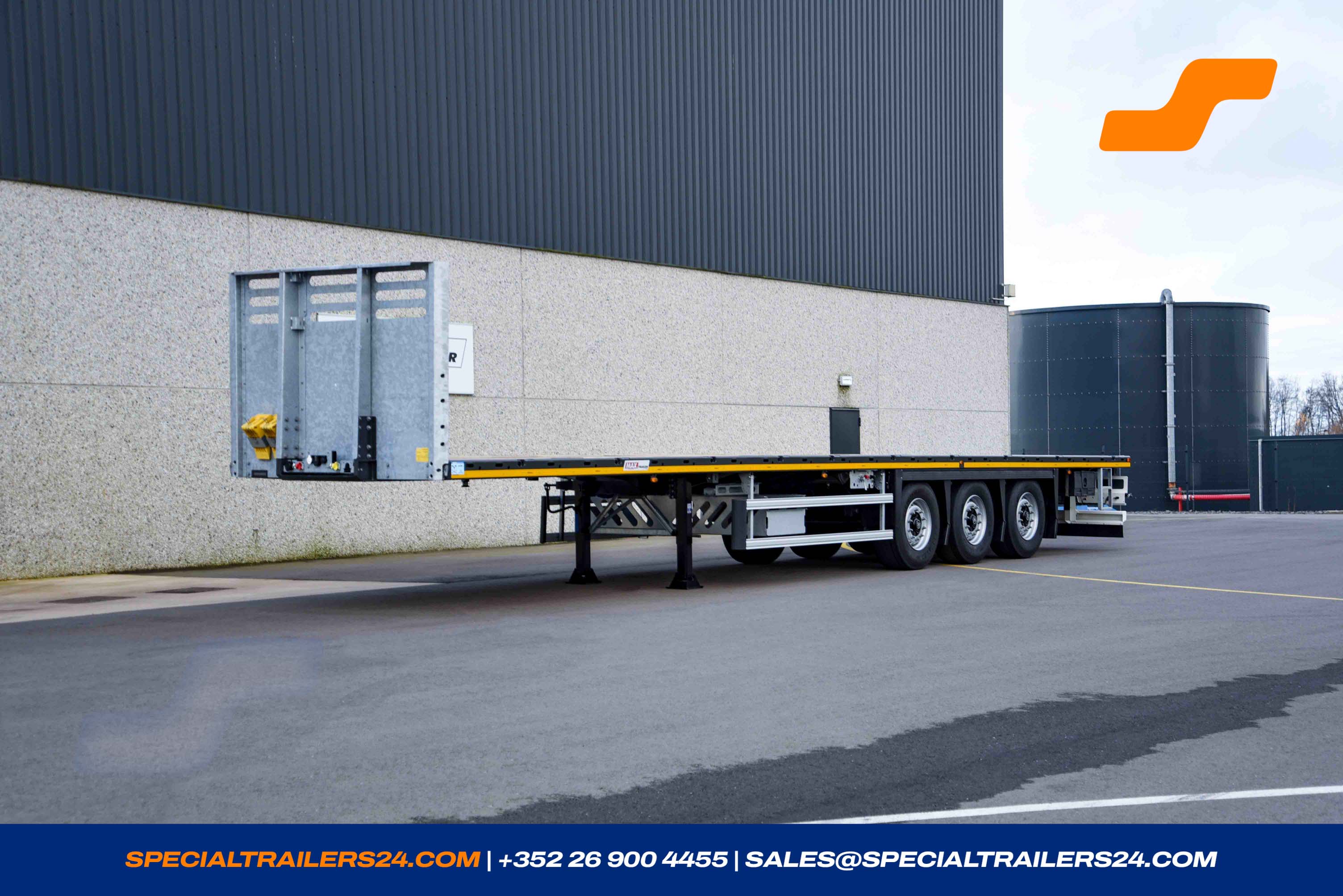 Flatbed trailer MAX Trailer MAX200 Vehicle for sale