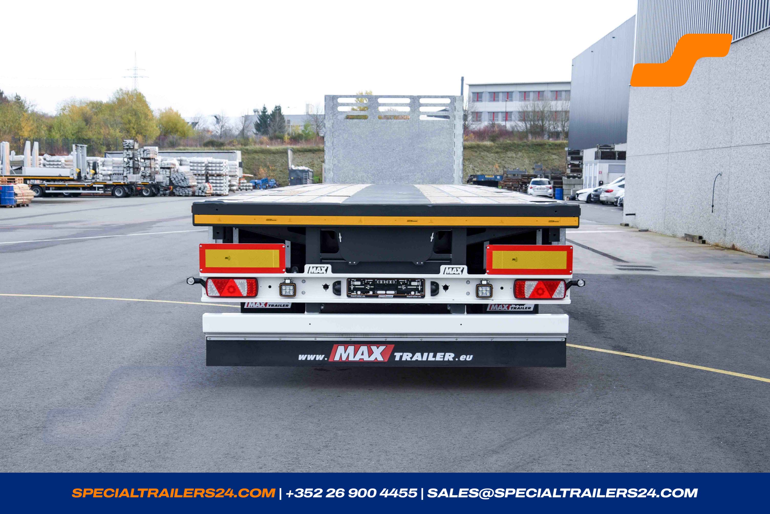 Flatbed trailer MAX Trailer MAX200 Vehicle for sale