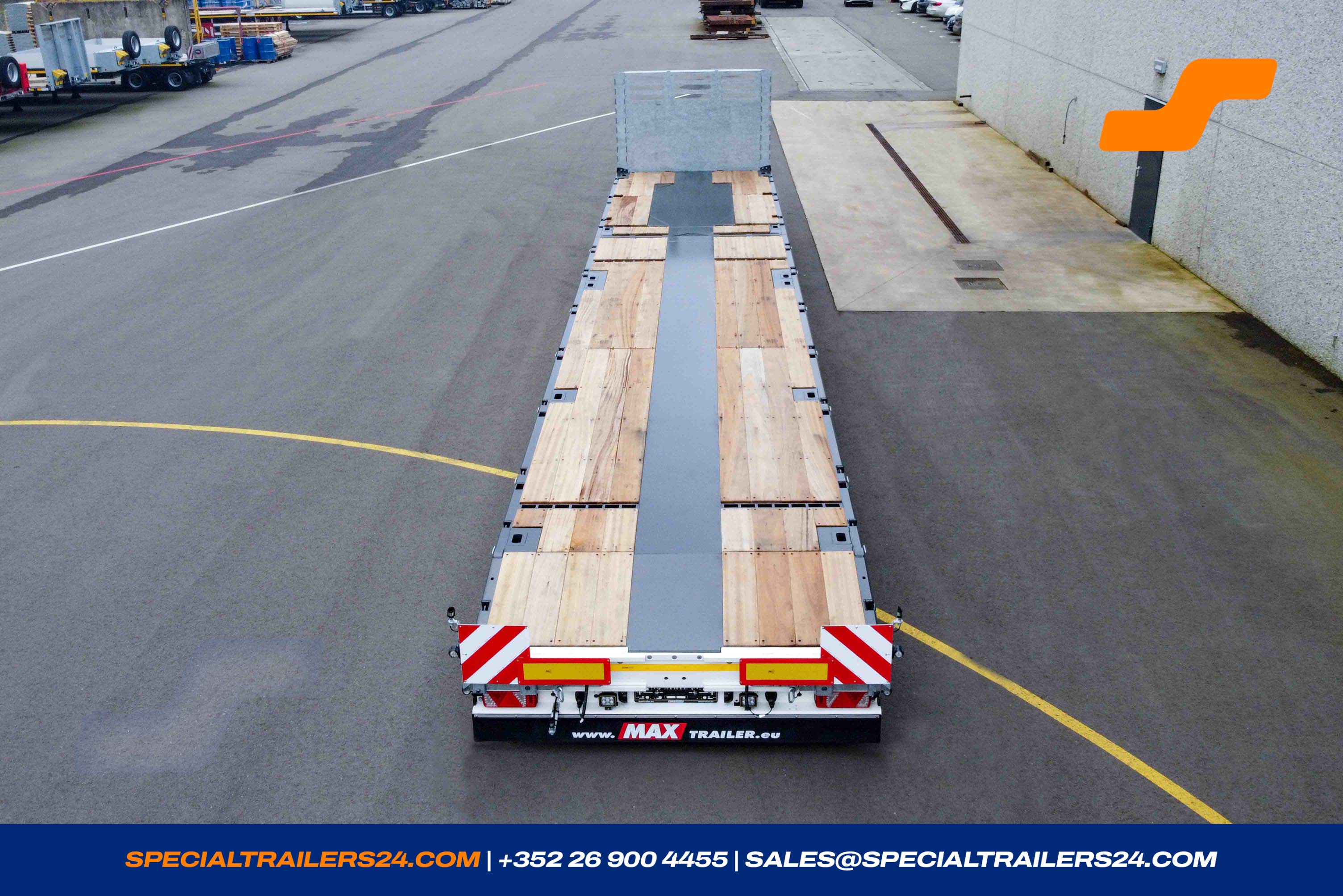 Flatbed trailer MAX Trailer MAX200 Vehicle for sale