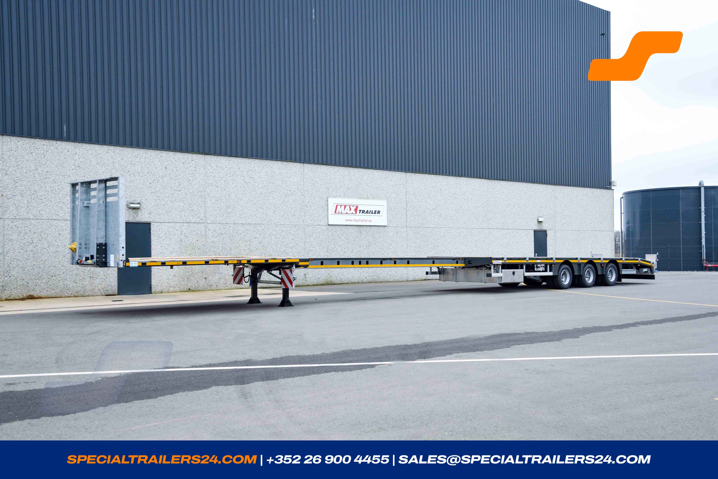 Flatbed trailer MAX Trailer MAX200 Vehicle for sale