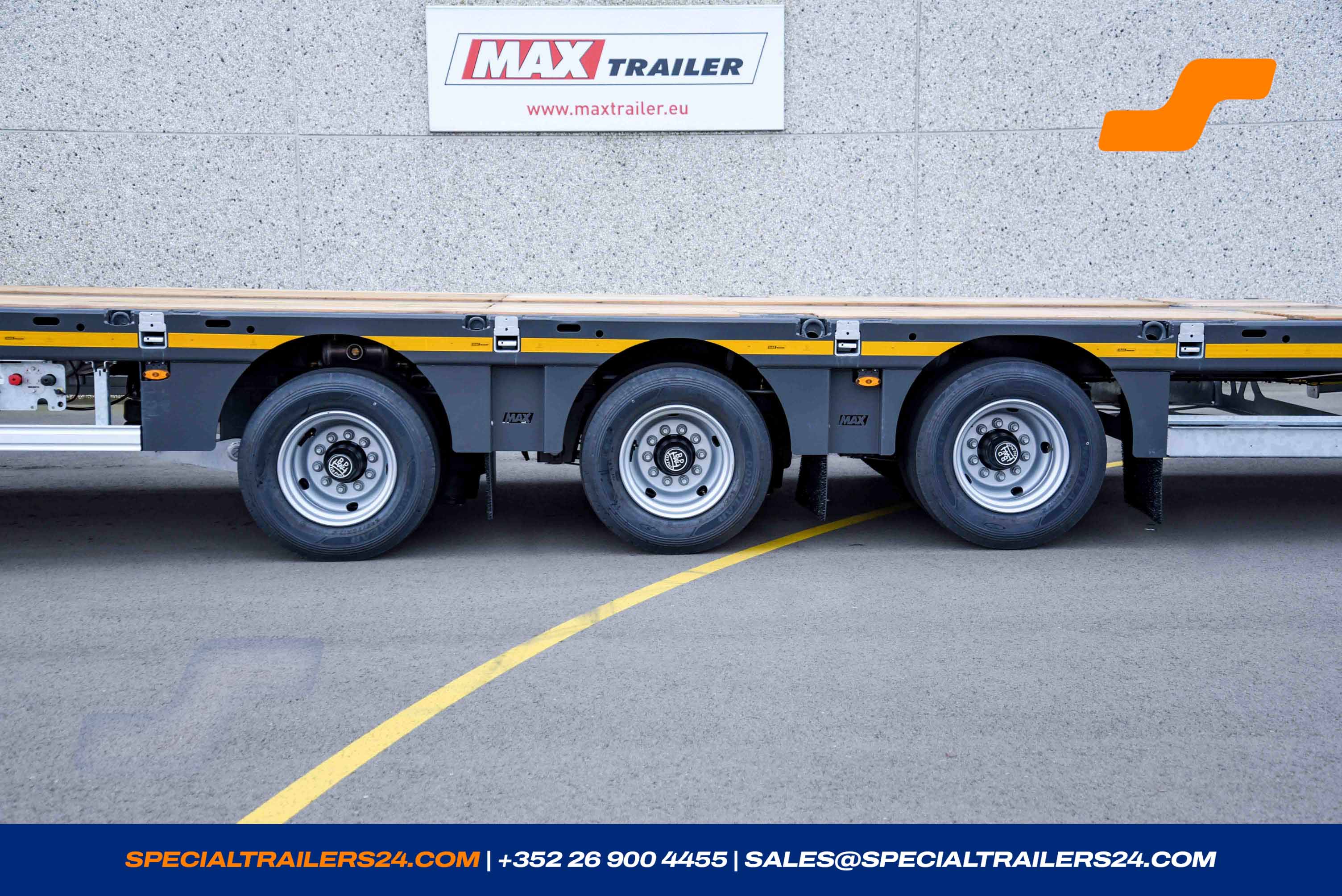 Flatbed trailer MAX Trailer MAX200 Vehicle for sale