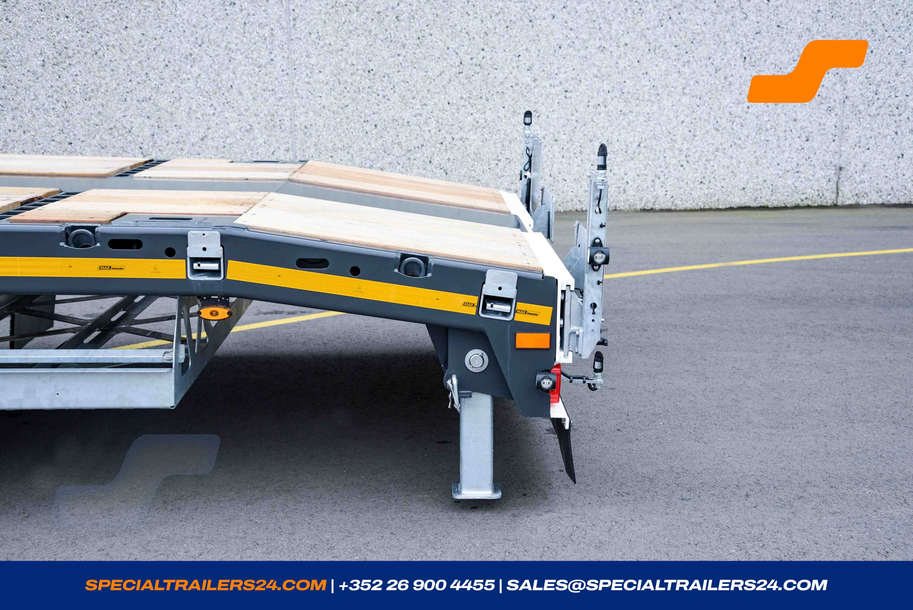 Flatbed trailer MAX Trailer MAX200 Vehicle for sale