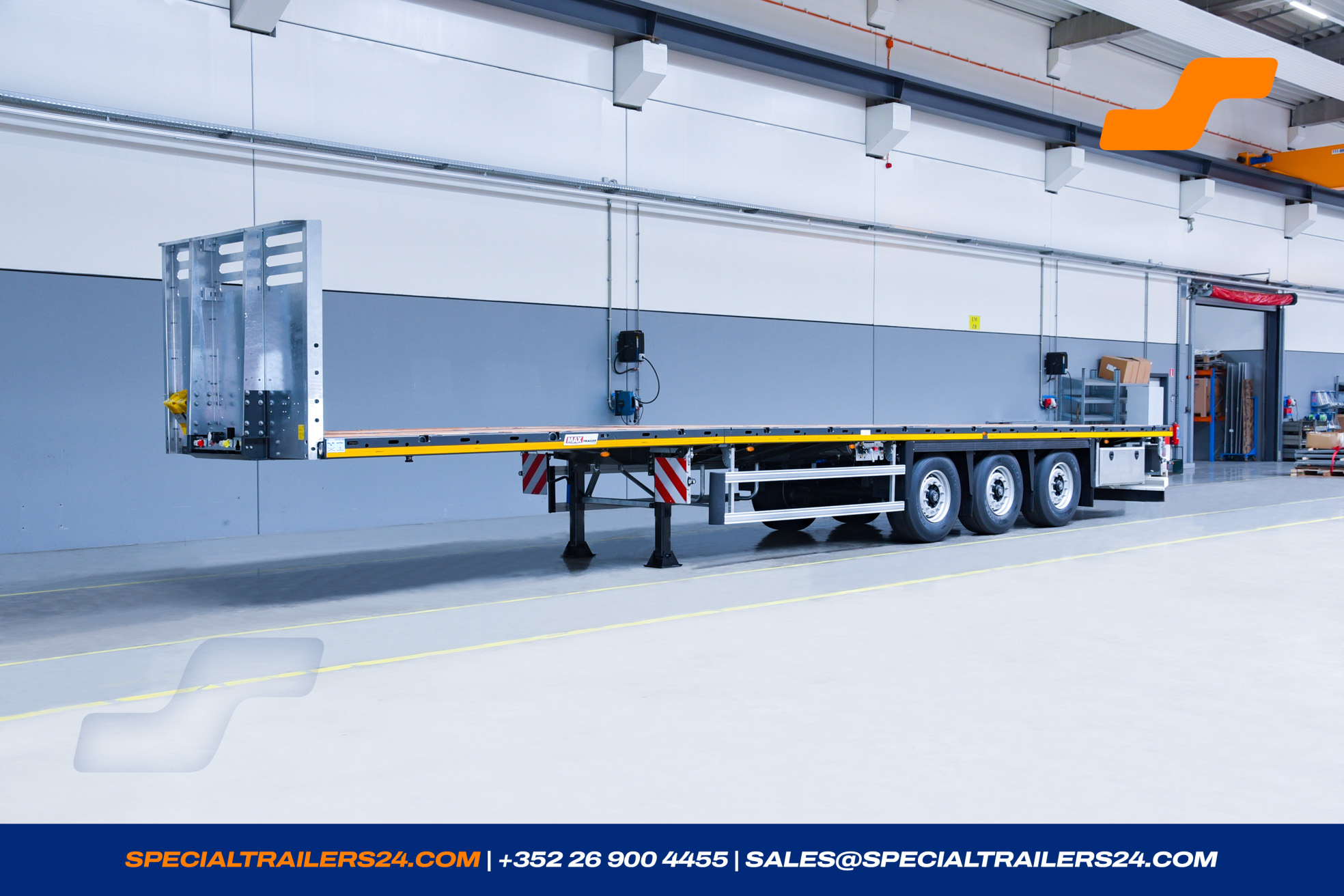 Flatbed trailer MAX Trailer MAX200 Vehicle for sale (image count prefix 4/30)