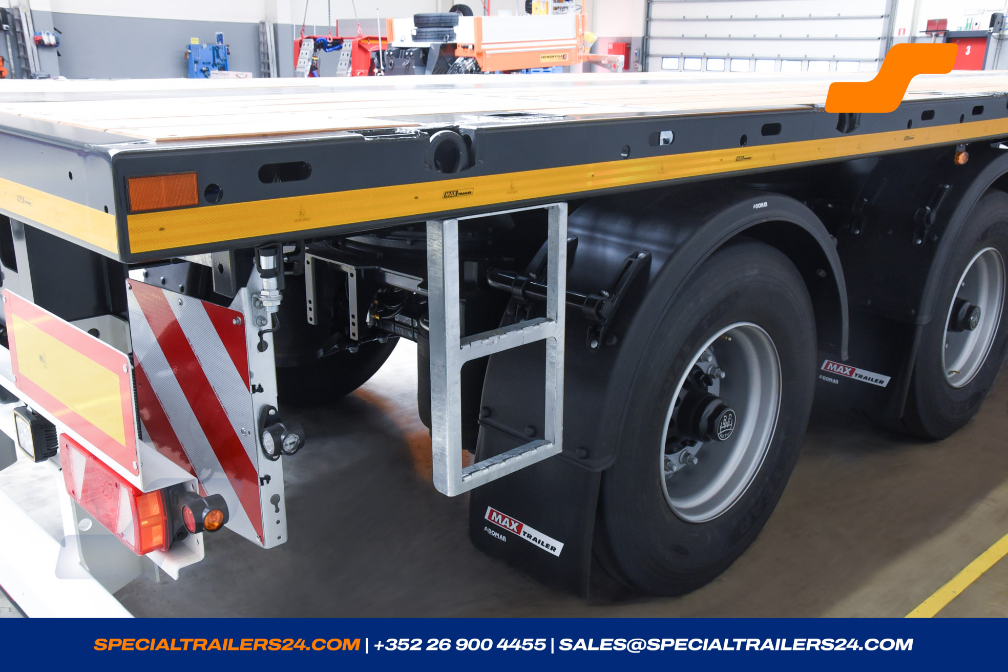 Flatbed trailer MAX Trailer MAX210 Vehicle for sale