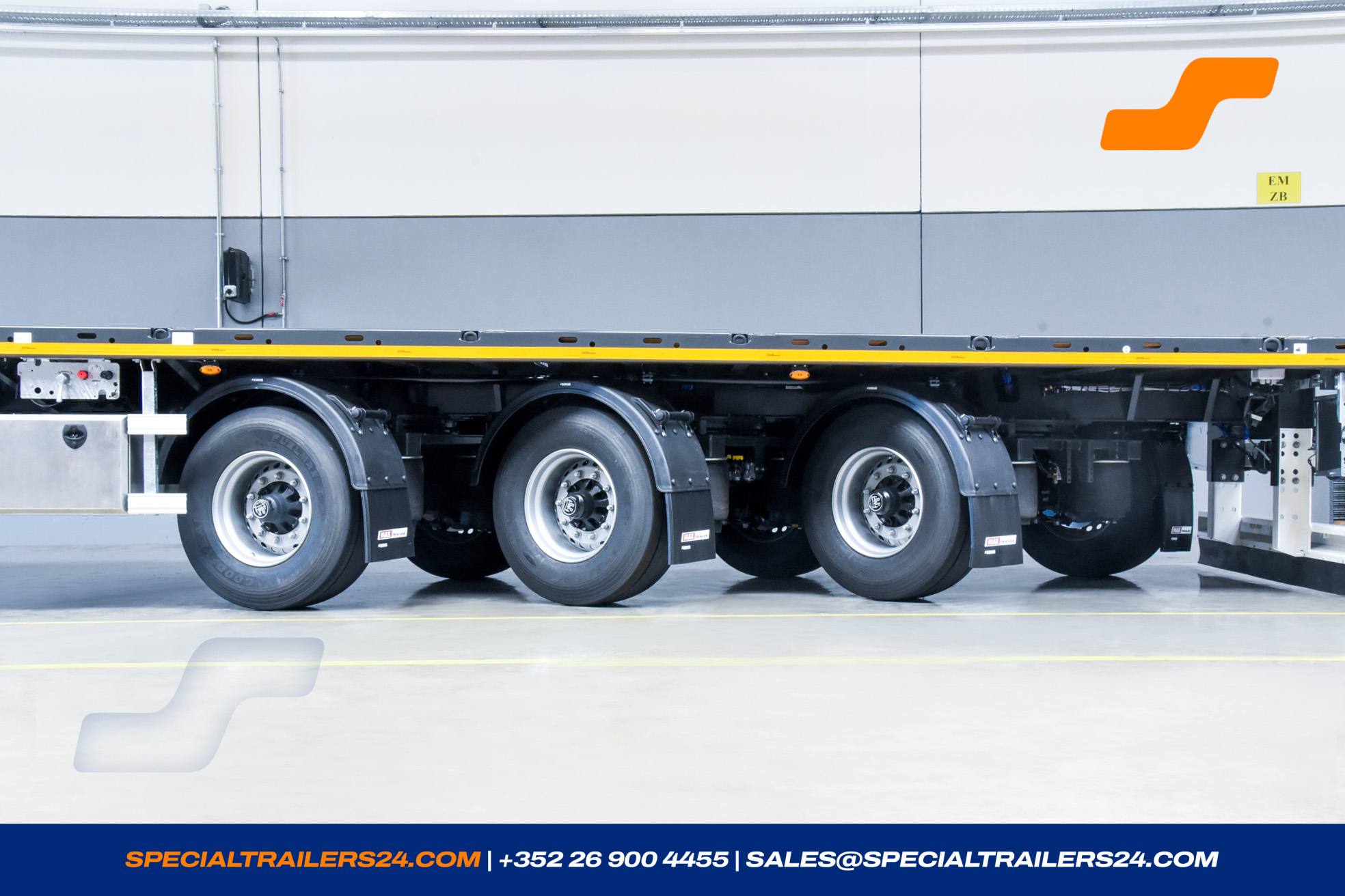 Flatbed trailer MAX Trailer MAX210 Vehicle for sale