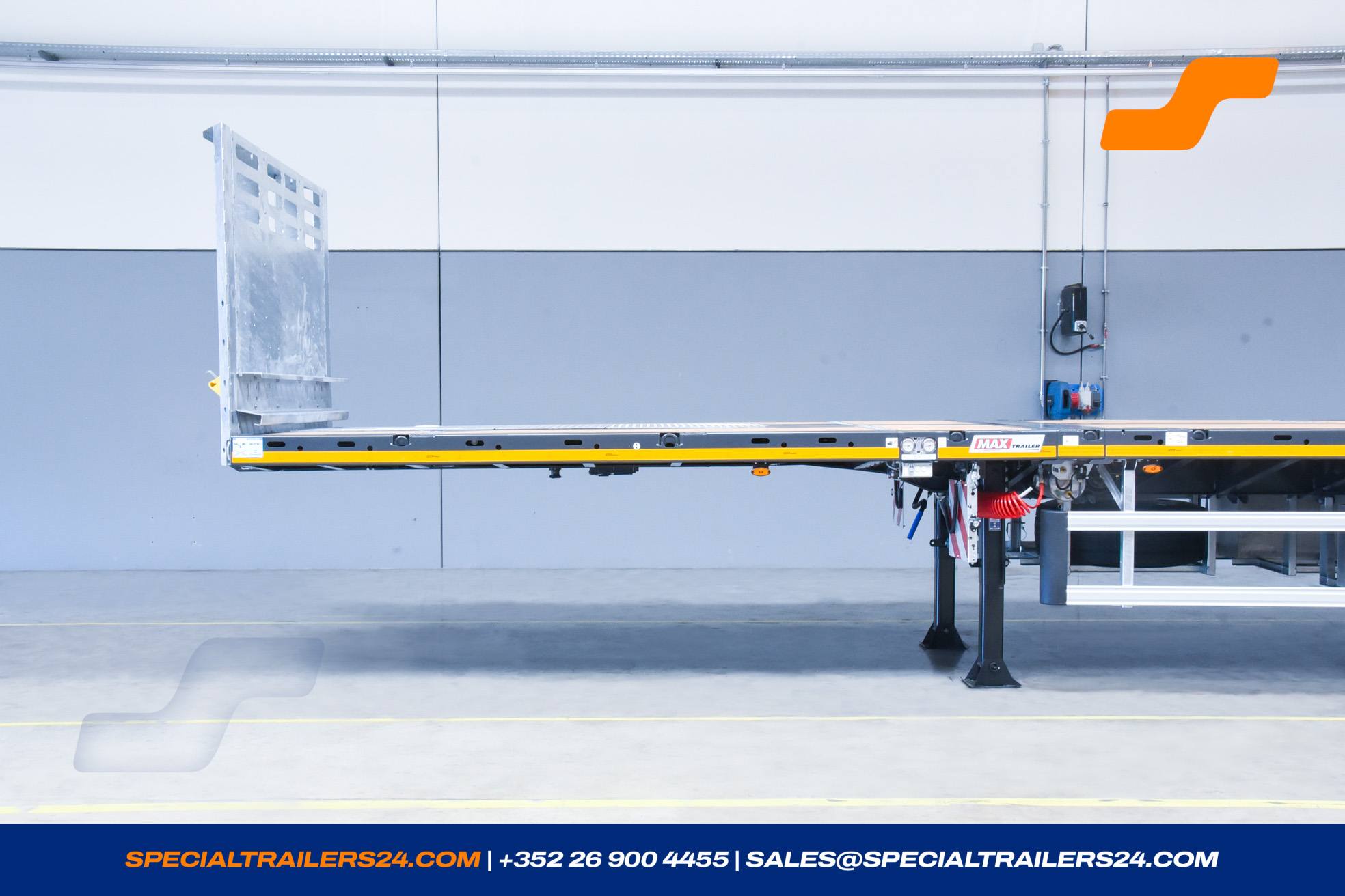 Flatbed trailer MAX Trailer MAX210 Vehicle for sale