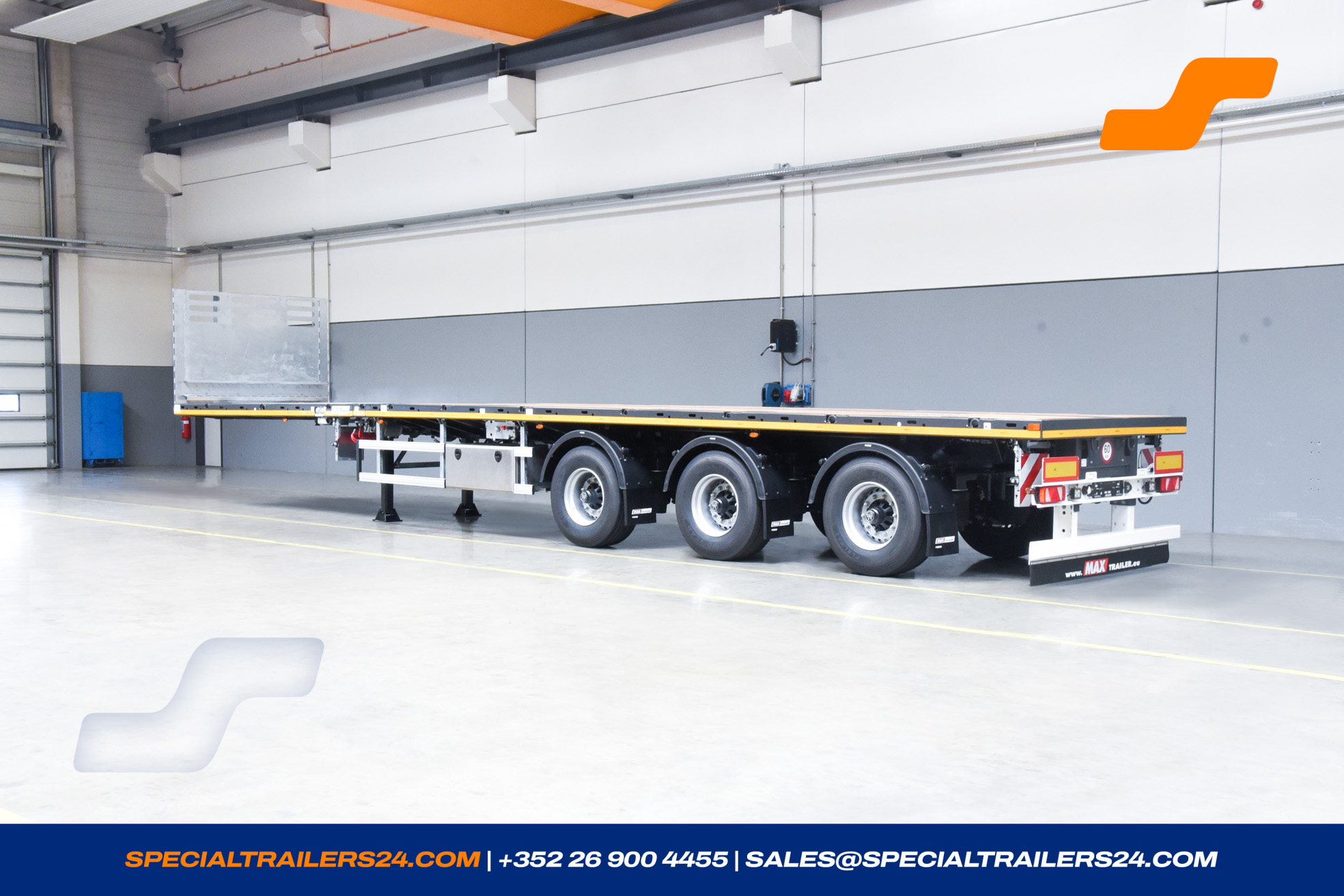 Flatbed trailer MAX Trailer MAX210 Vehicle for sale