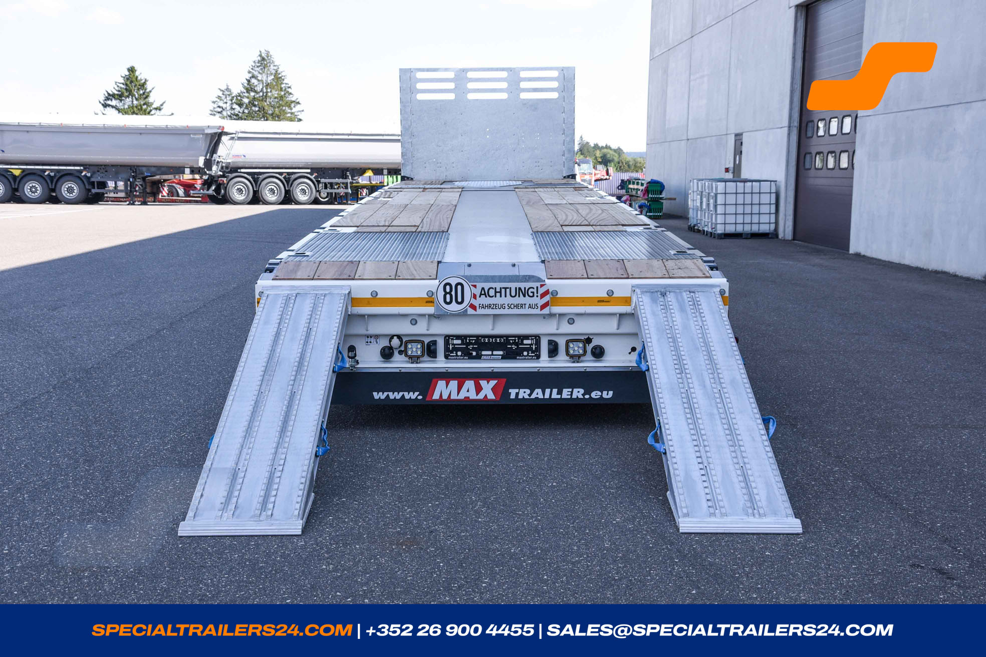 Flatbed trailer MAX Trailer MAX210 Vehicle for sale