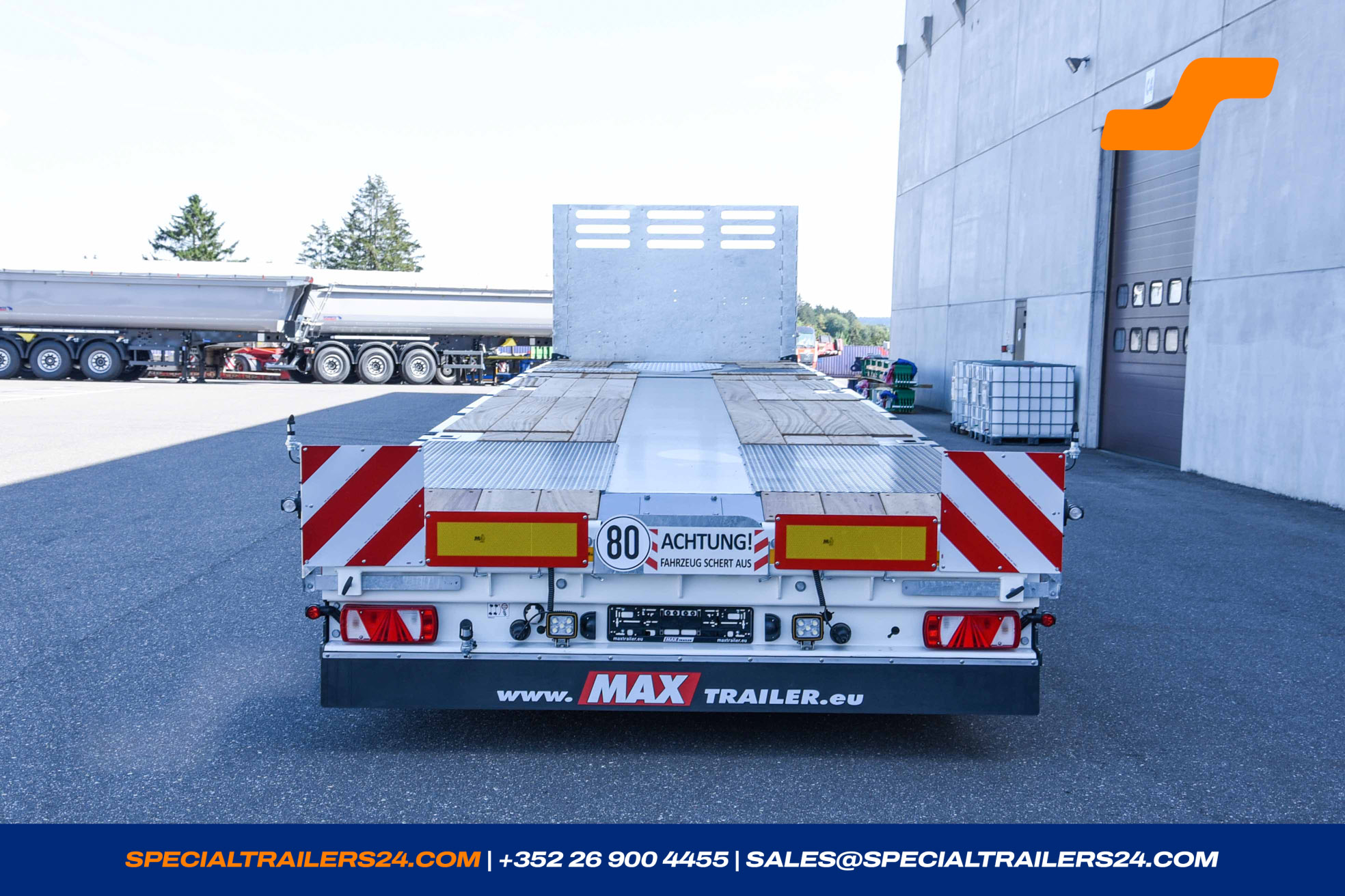 Flatbed trailer MAX Trailer MAX210 Vehicle for sale