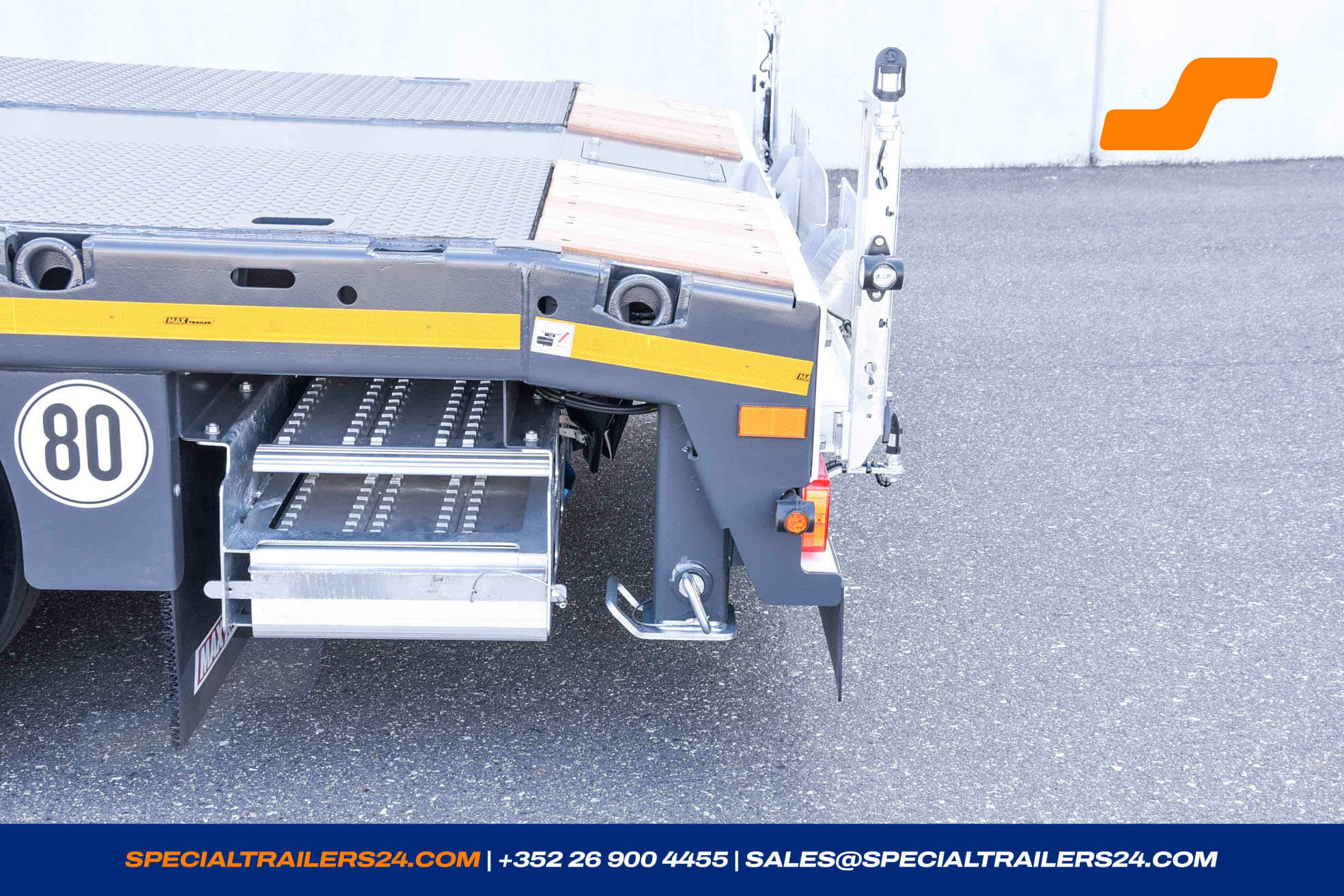 Flatbed trailer MAX Trailer MAX210 Vehicle for sale