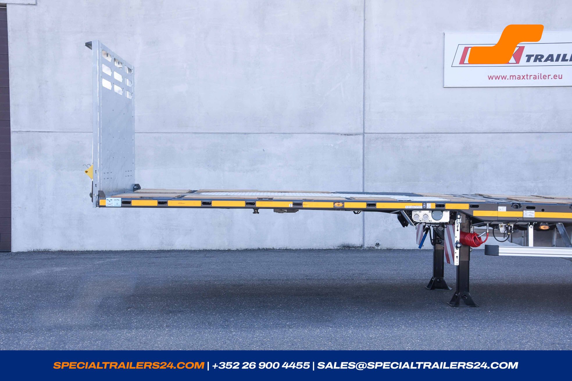 Flatbed trailer MAX Trailer MAX210 Vehicle for sale
