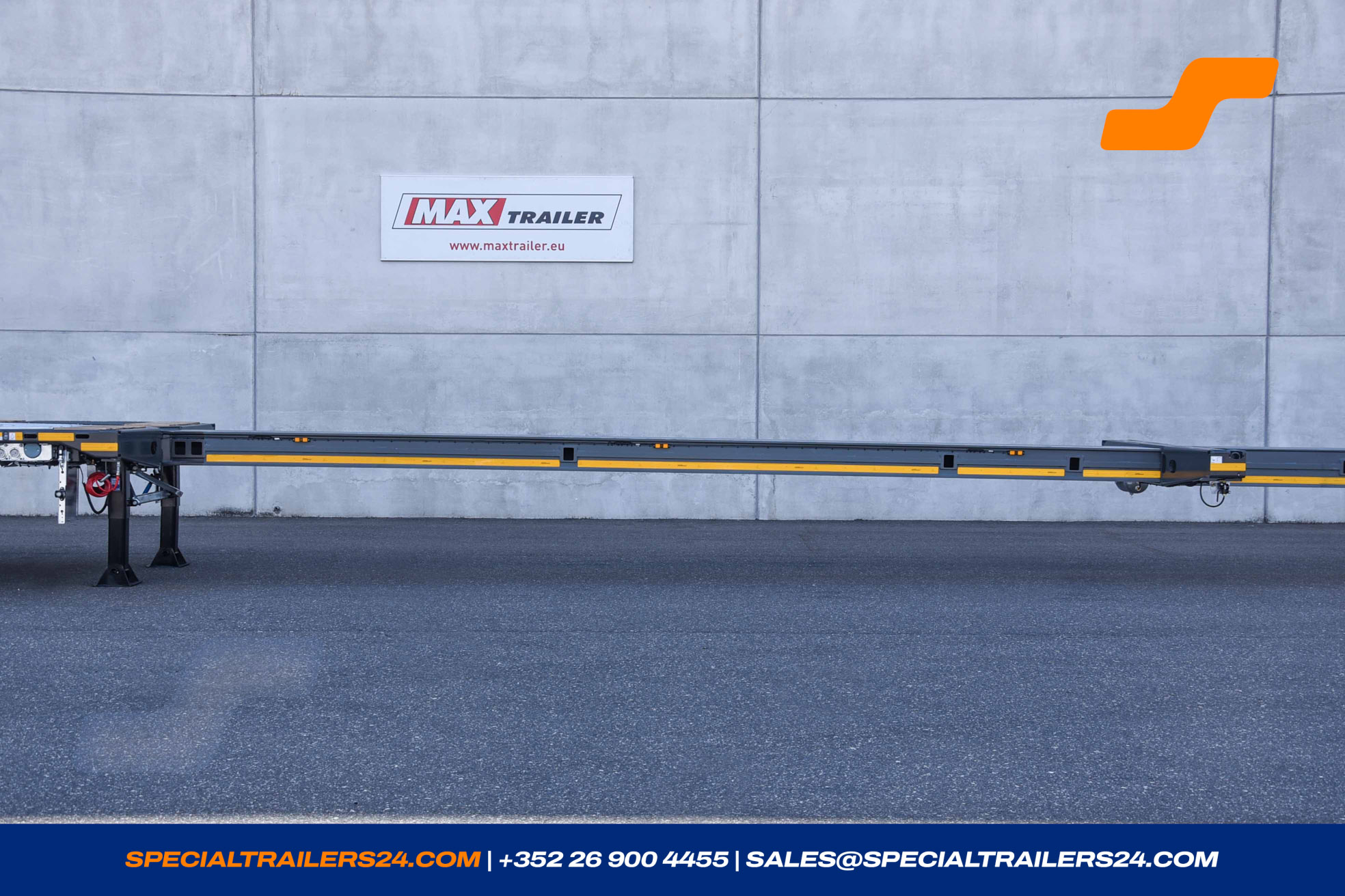 Flatbed trailer MAX Trailer MAX210 Vehicle for sale