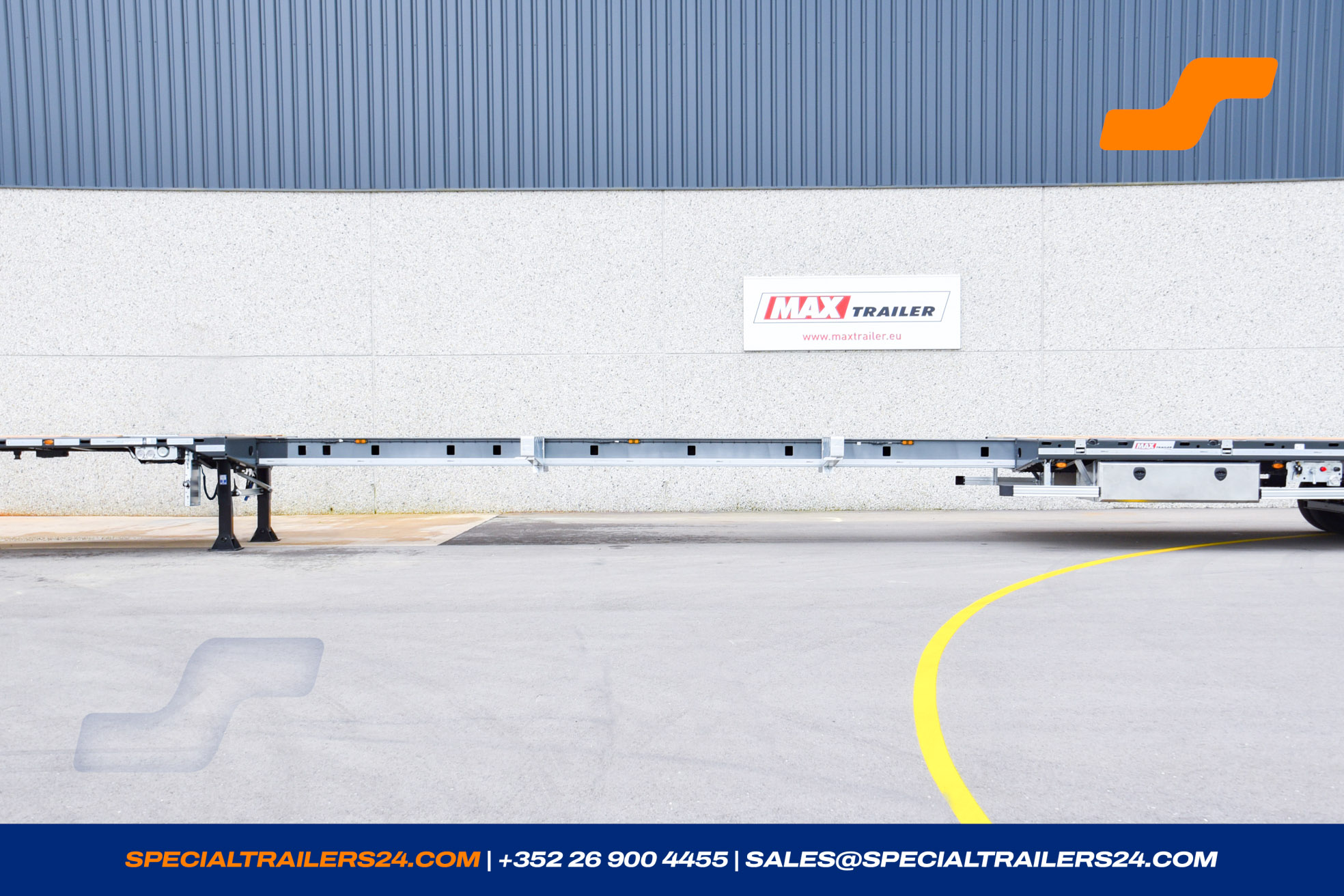 Flatbed trailer MAX Trailer MAX210 Vehicle for sale