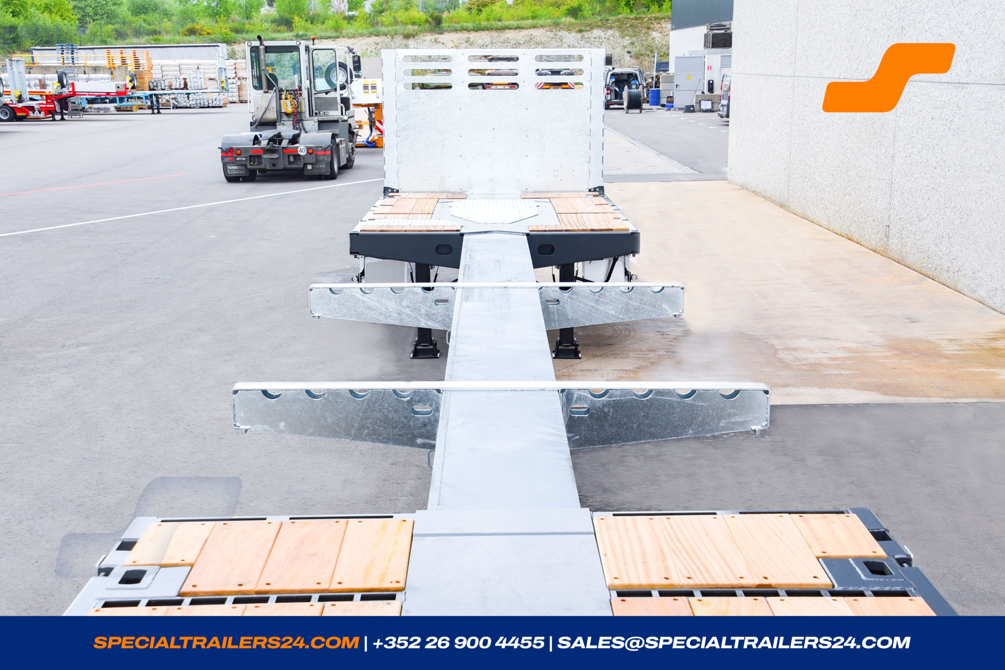 Flatbed trailer MAX Trailer MAX210 Vehicle for sale