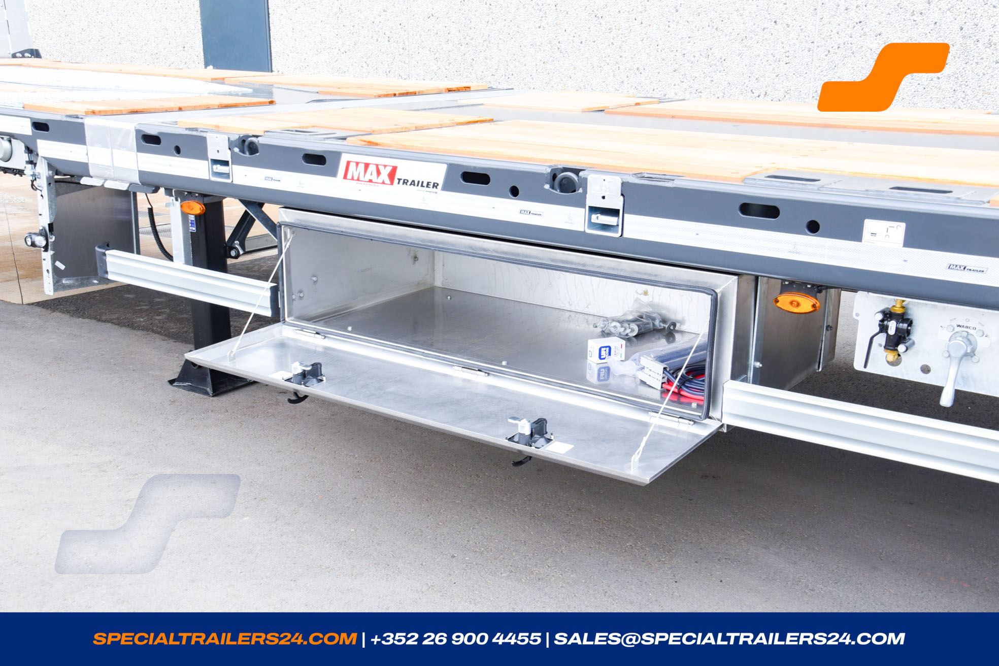 Flatbed trailer MAX Trailer MAX210 Vehicle for sale