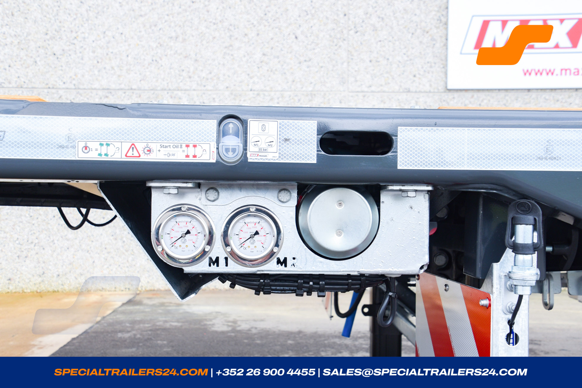 Flatbed trailer MAX Trailer MAX210 Vehicle for sale