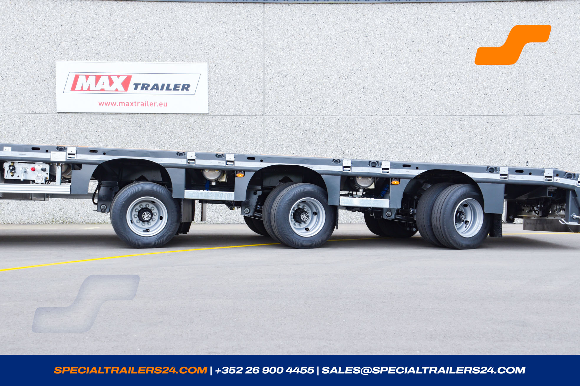 Flatbed trailer MAX Trailer MAX210 Vehicle for sale