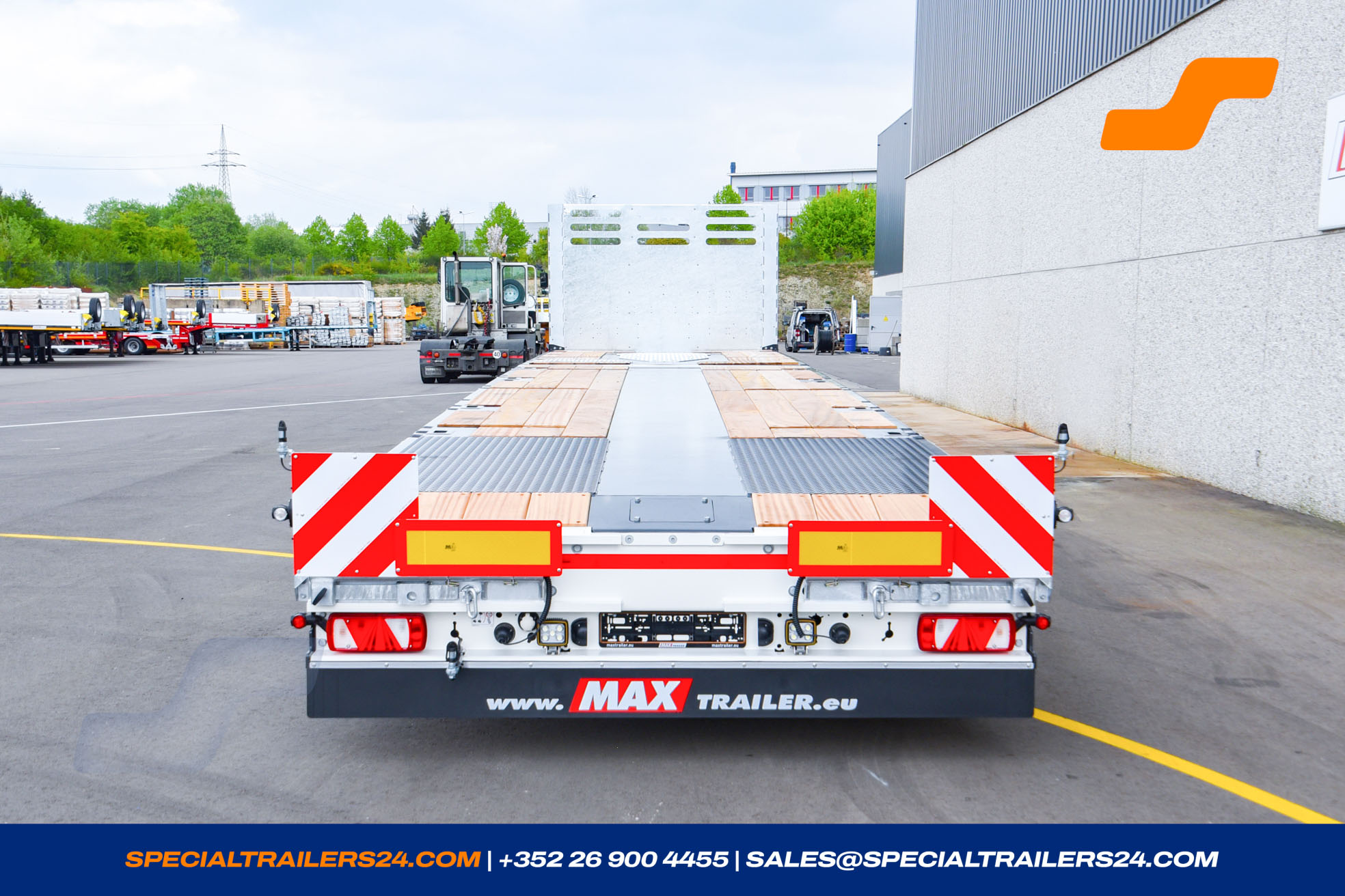 Flatbed trailer MAX Trailer MAX210 Vehicle for sale